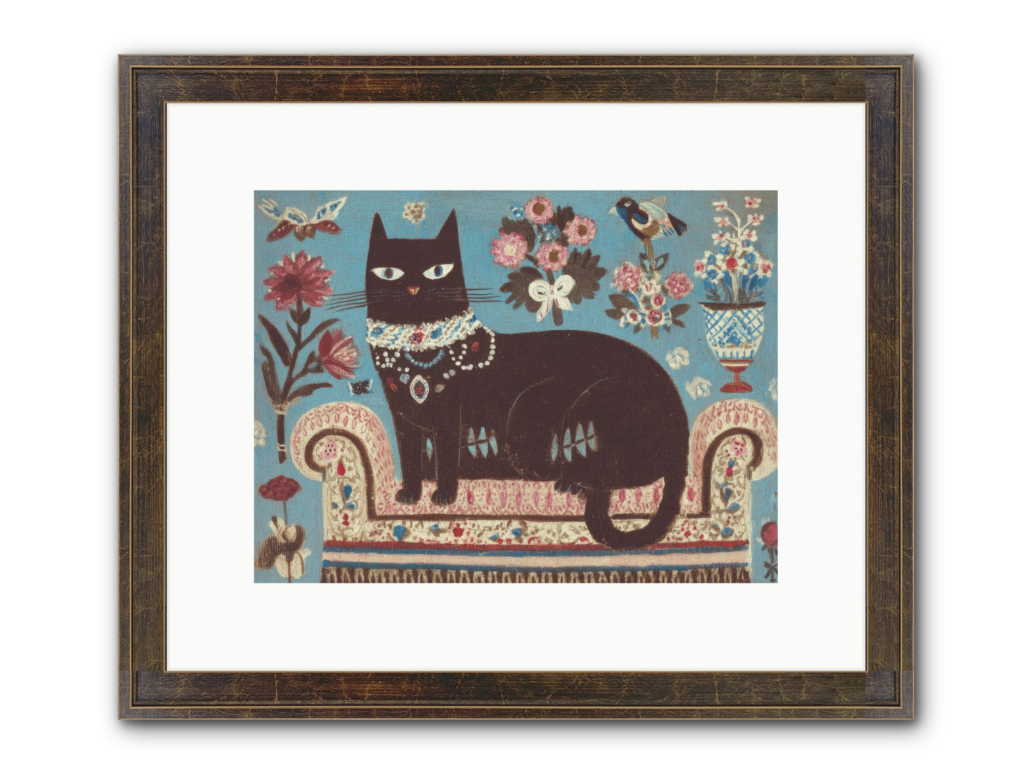 Forever Yours Framed Print - Slimwoods Black/Gold 12x9