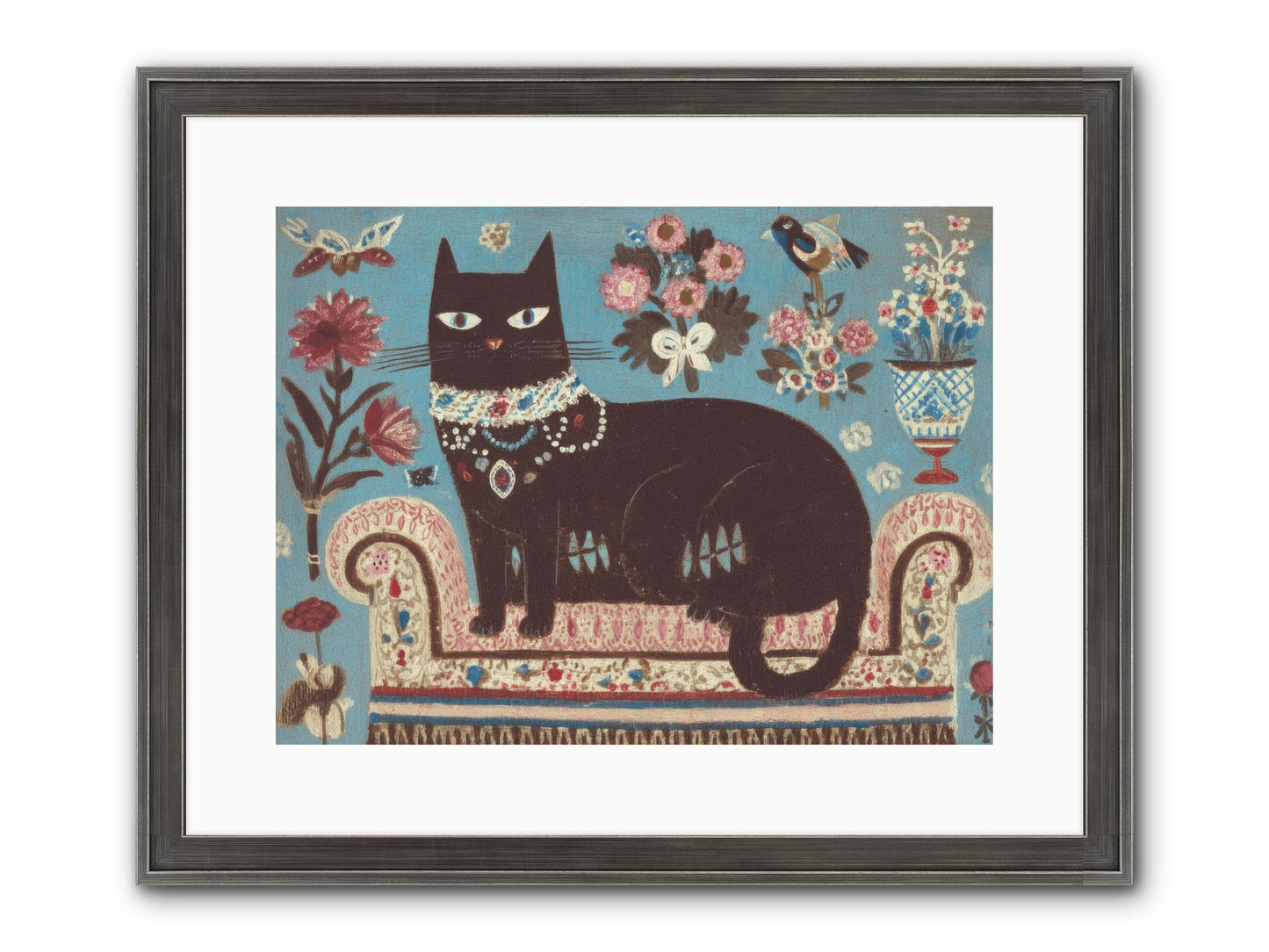 Forever Yours Framed Print - Slimwoods Black/Silver 16x12
