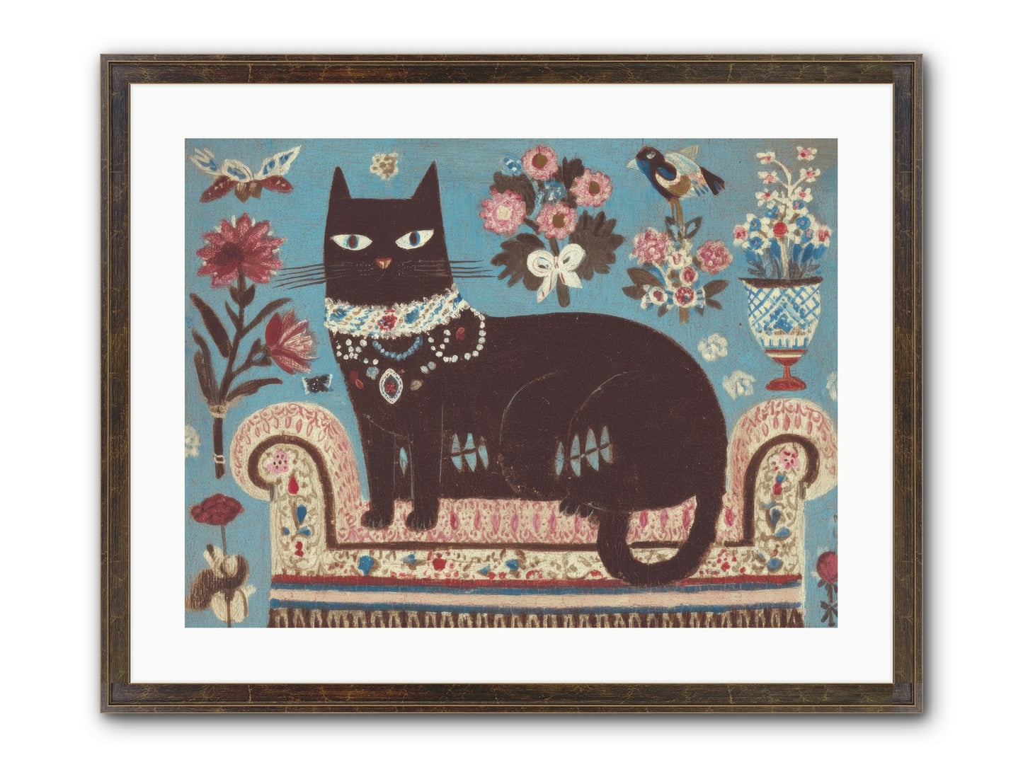 Forever Yours Framed Print - Slimwoods Black/Gold 24x18