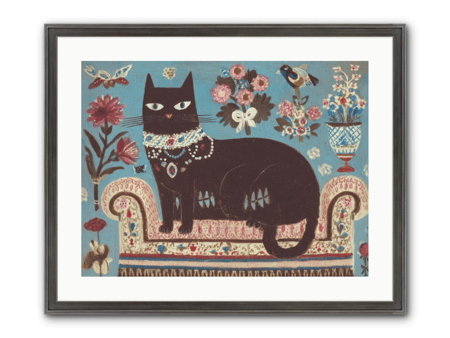 Forever Yours Framed Print - Slimwoods Black/Silver 24x18