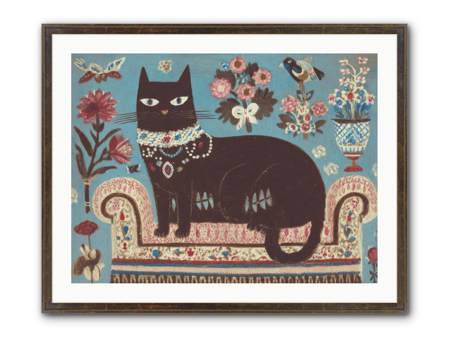 Forever Yours Framed Print - Slimwoods Black/Gold 32x24