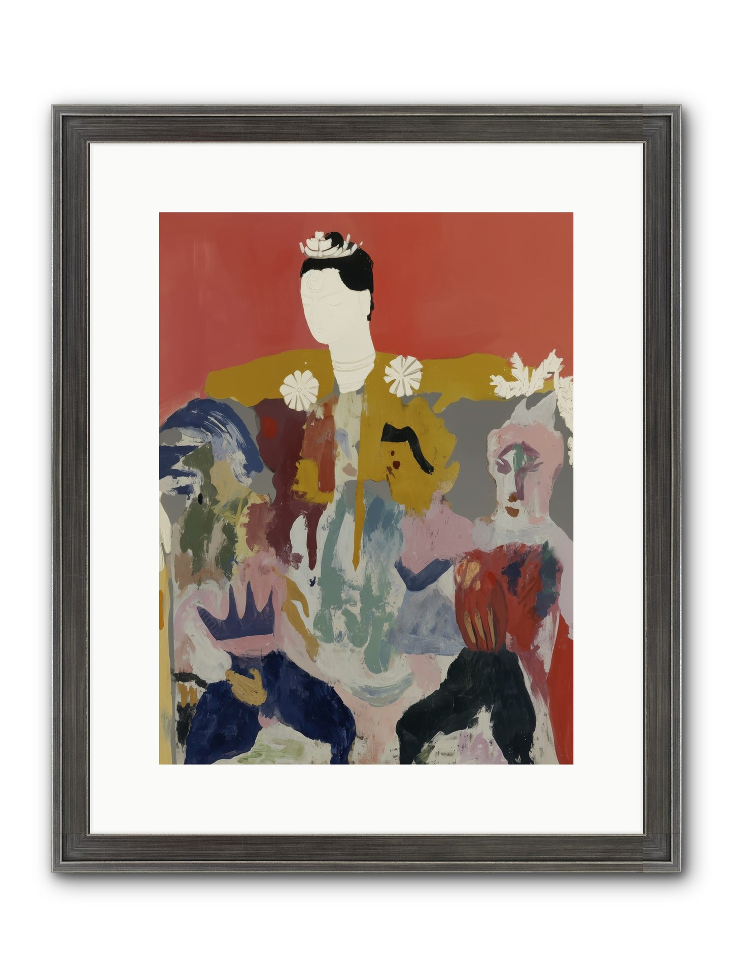 Forgotten Ballroom Framed Print - Slimwoods Black/Silver 12x16