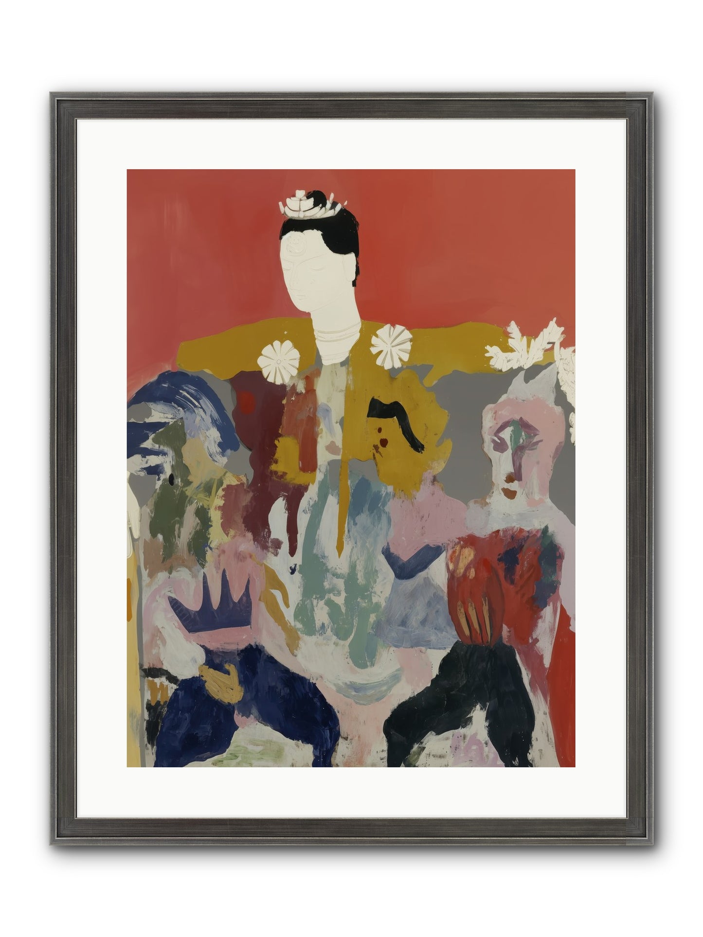 Forgotten Ballroom Framed Print - Slimwoods Black/Silver 18x24