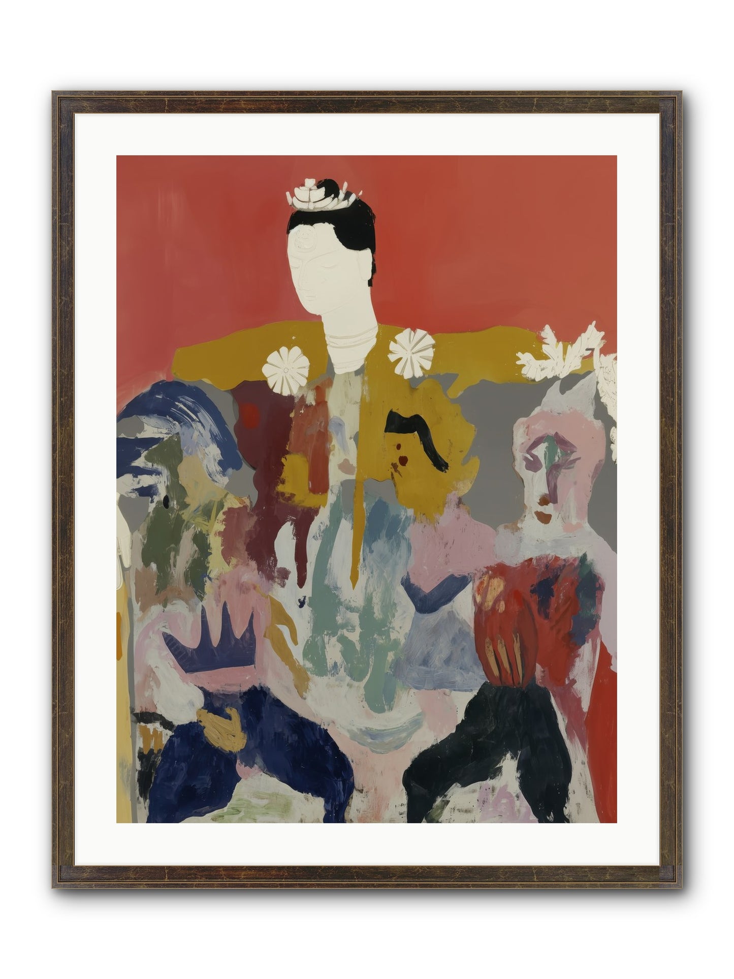 Forgotten Ballroom Framed Print - Slimwoods Black/Gold 24x32