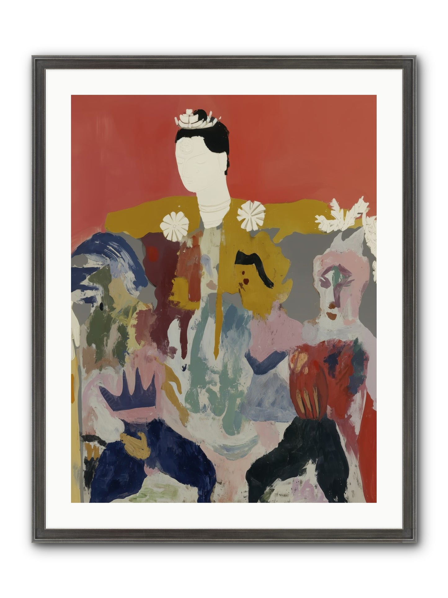 Forgotten Ballroom Framed Print - Slimwoods Black/Silver 24x32