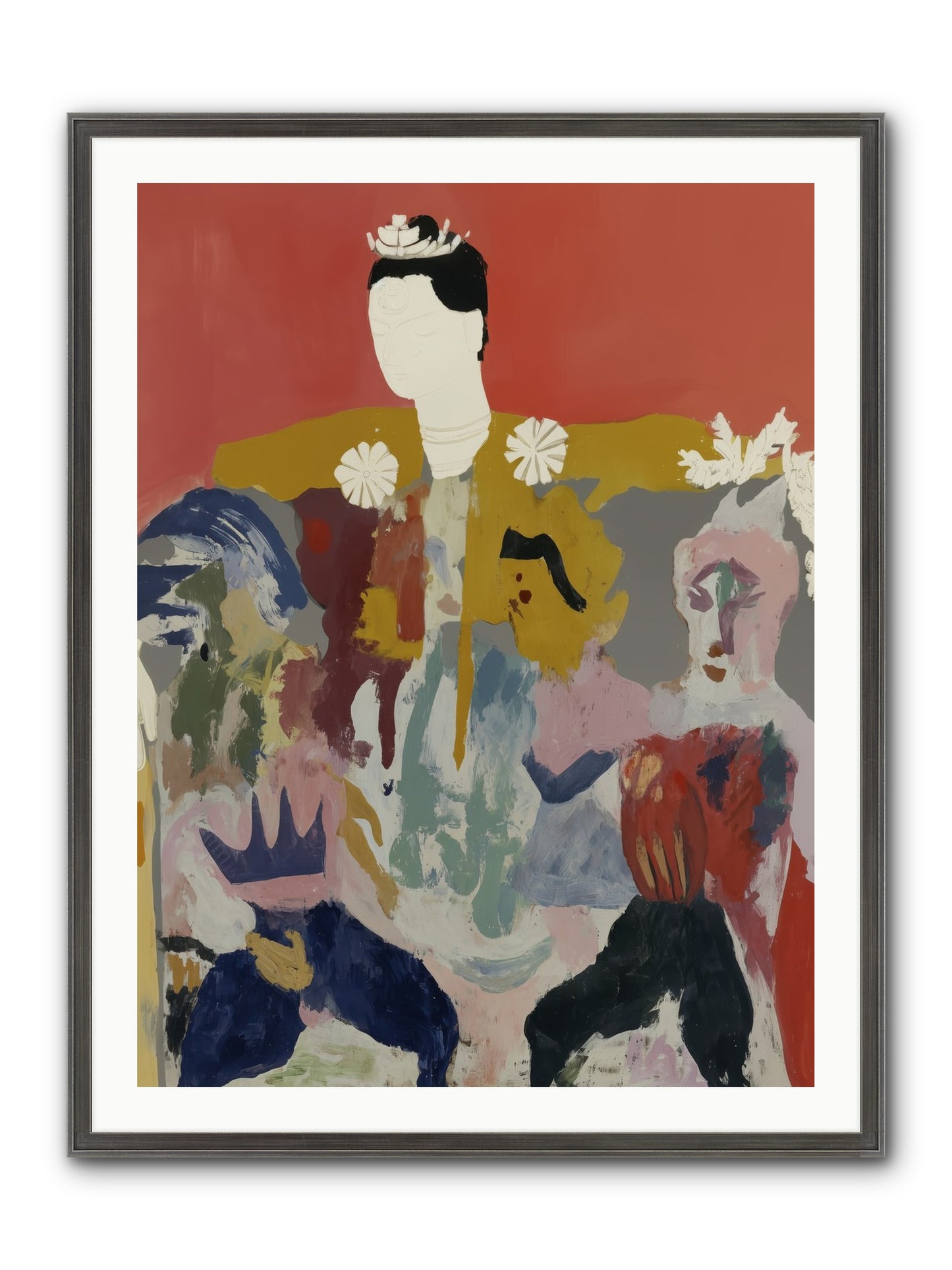 Forgotten Ballroom Framed Print - Slimwoods Black/Silver 30x40