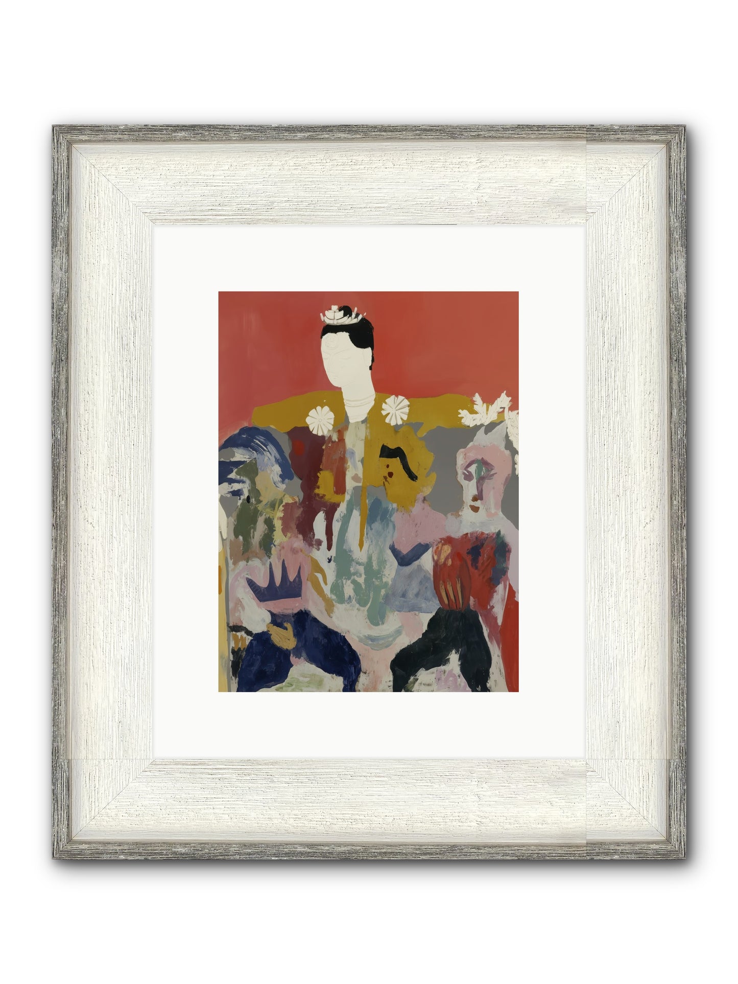 Forgotten Ballroom Framed Print - Driftwood White 9x12