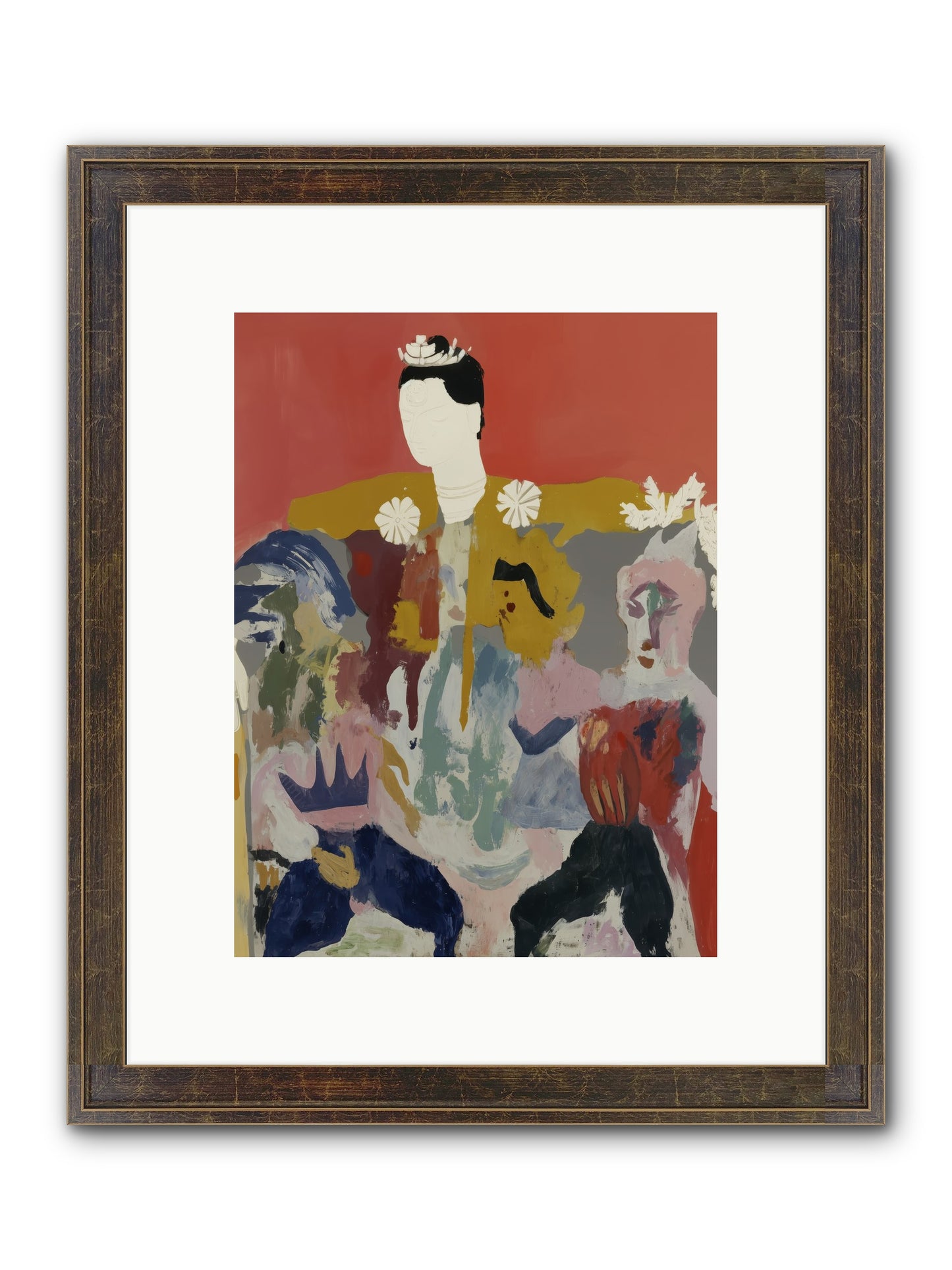 Forgotten Ballroom Framed Print - Slimwoods Black/Gold 9x12