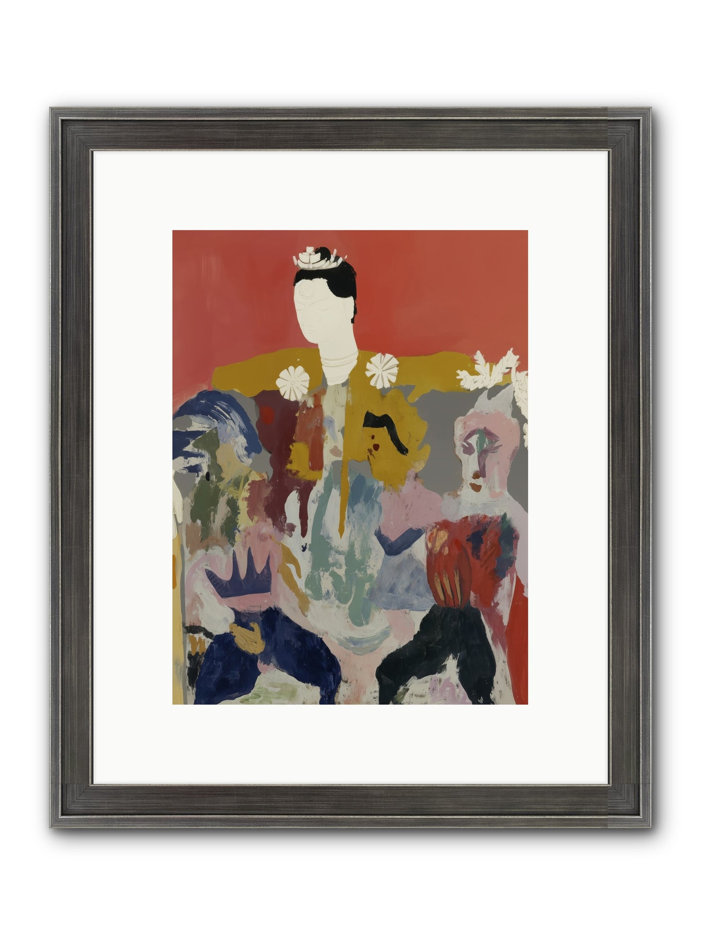 Forgotten Ballroom Framed Print - Slimwoods Black/Silver 9x12
