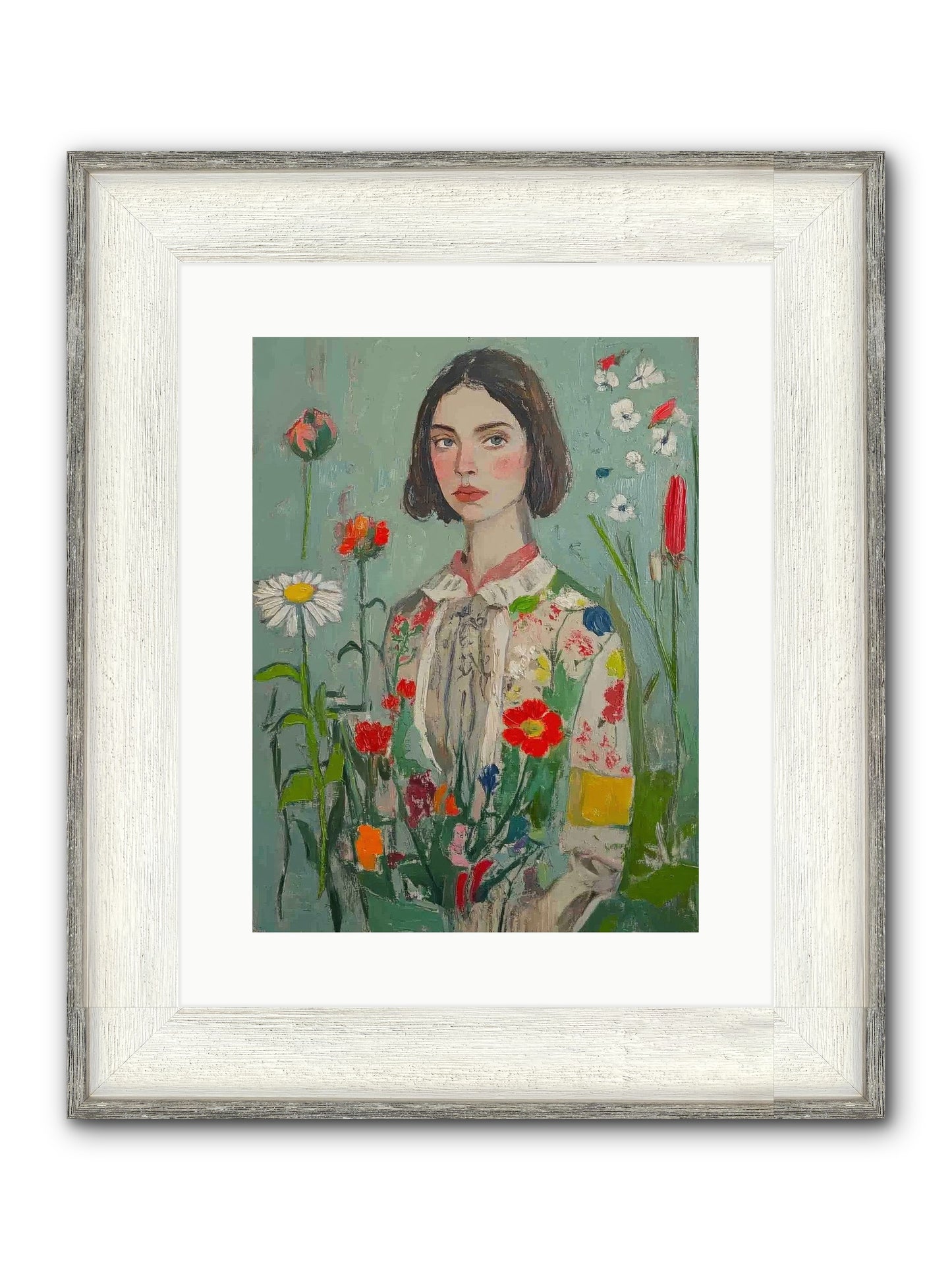Forgotten Crossroads Framed Print - Driftwood White 12x16