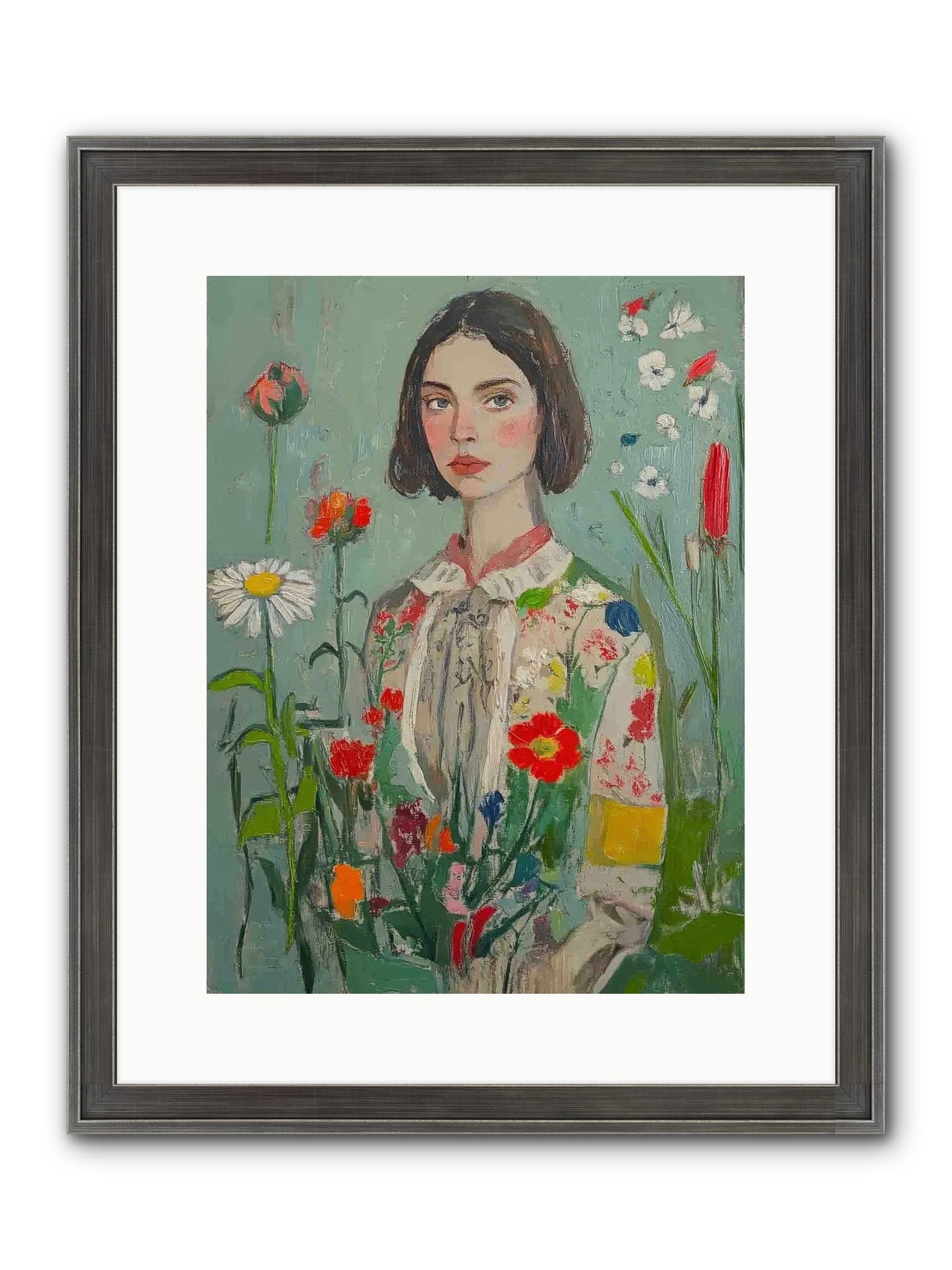Forgotten Crossroads Framed Print - Slimwoods Black/Silver 12x16