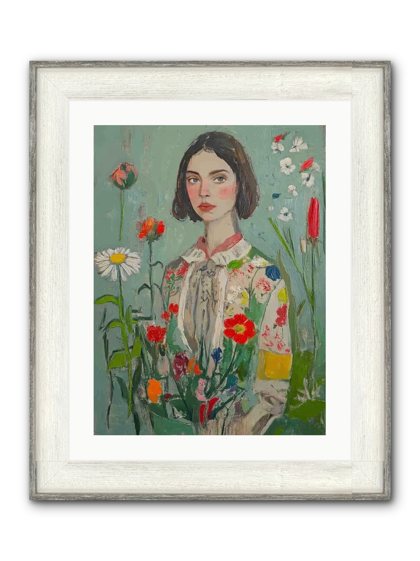 Forgotten Crossroads Framed Print - Driftwood White 18x24