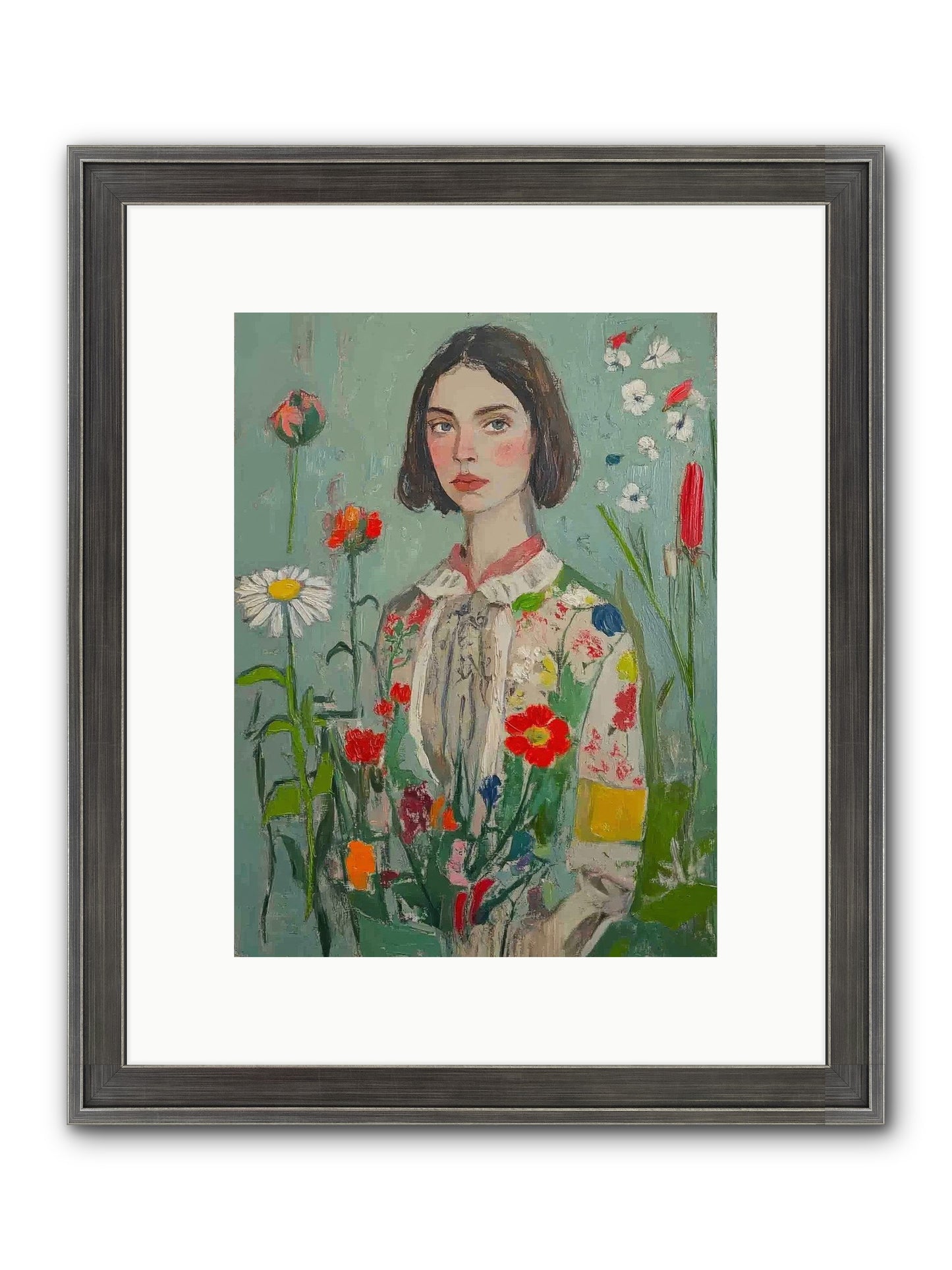 Forgotten Crossroads Framed Print - Slimwoods Black/Silver 9x12