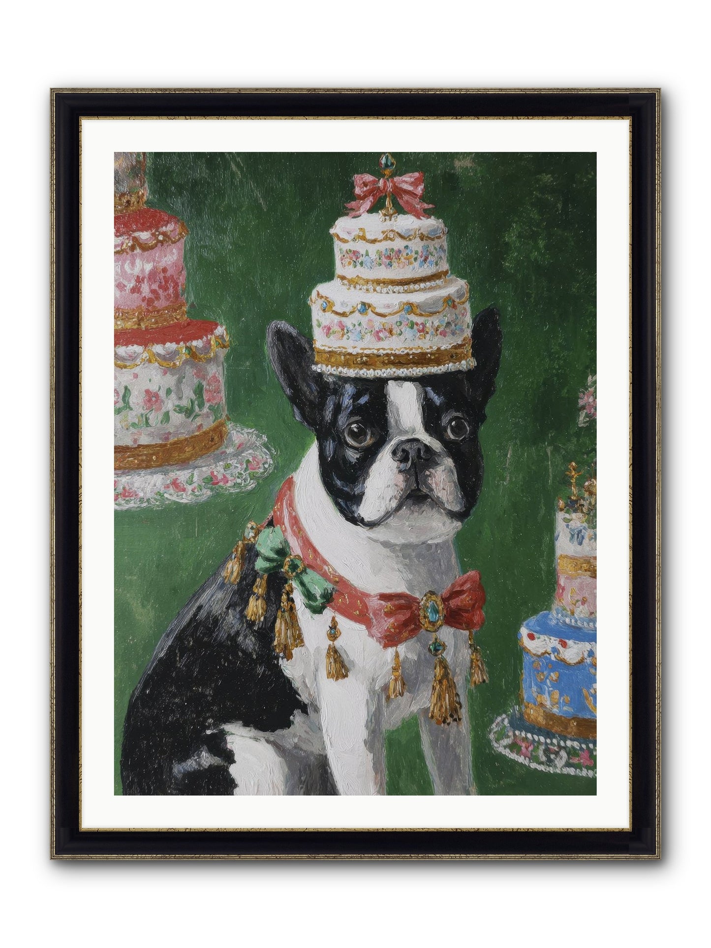 Forgotten Dreams Framed Print - Black & Gold 30x40