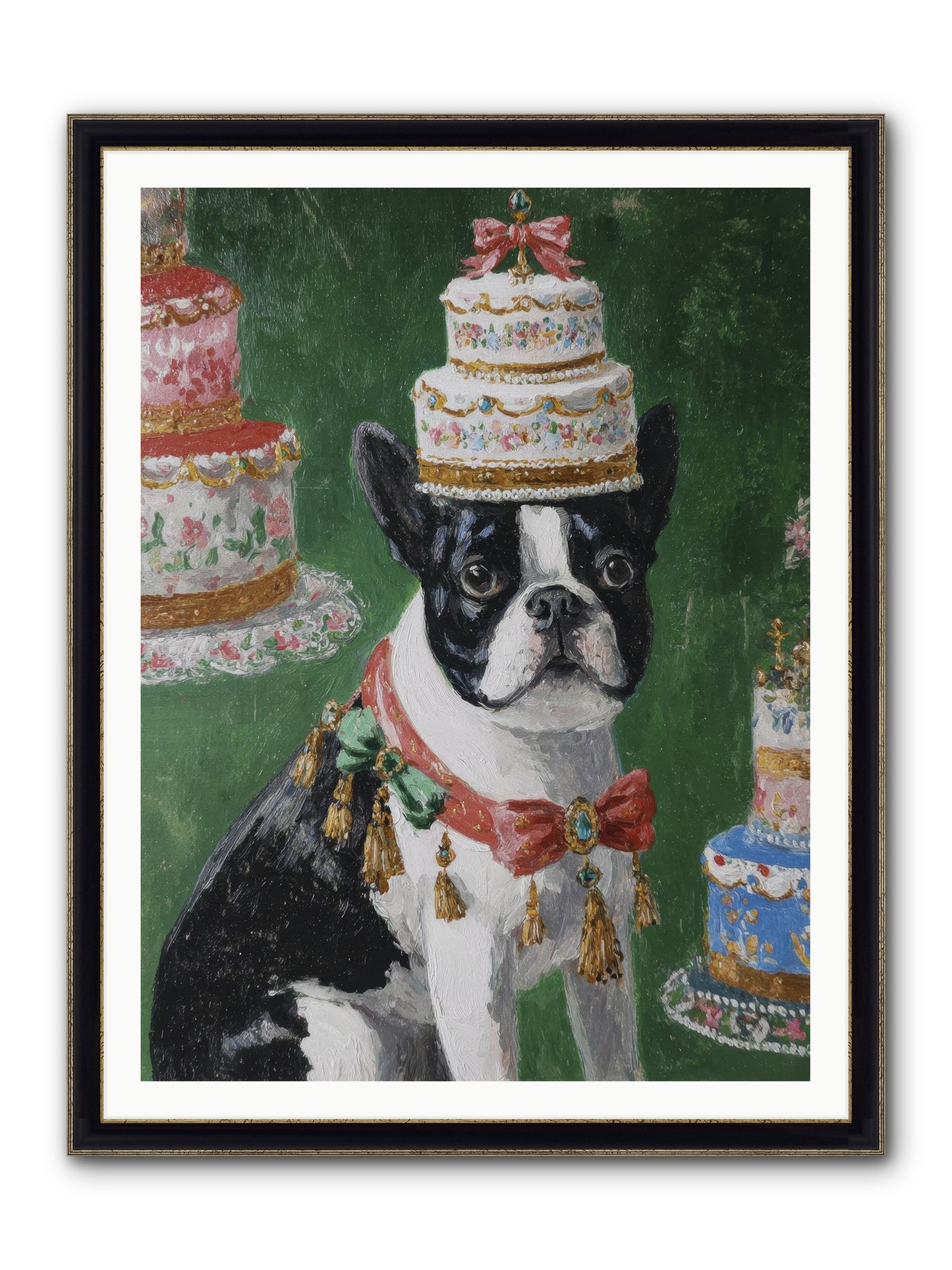 Forgotten Dreams Framed Print - Black & Gold 36x48