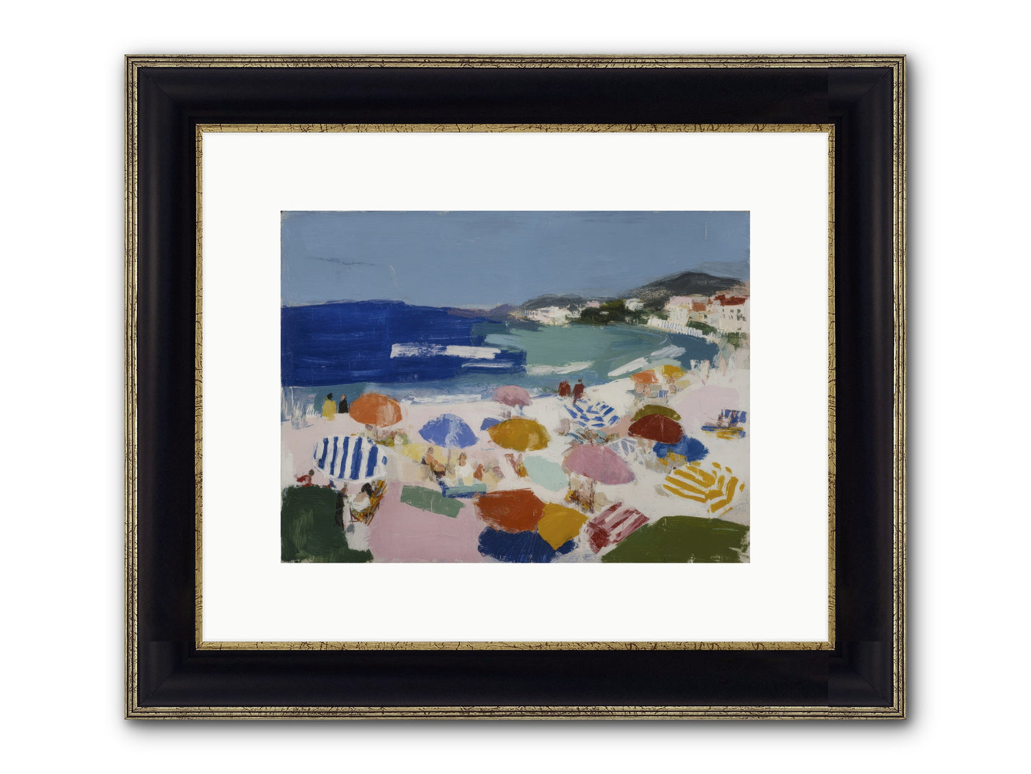 Forgotten Light Framed Print - Black & Gold 12x9