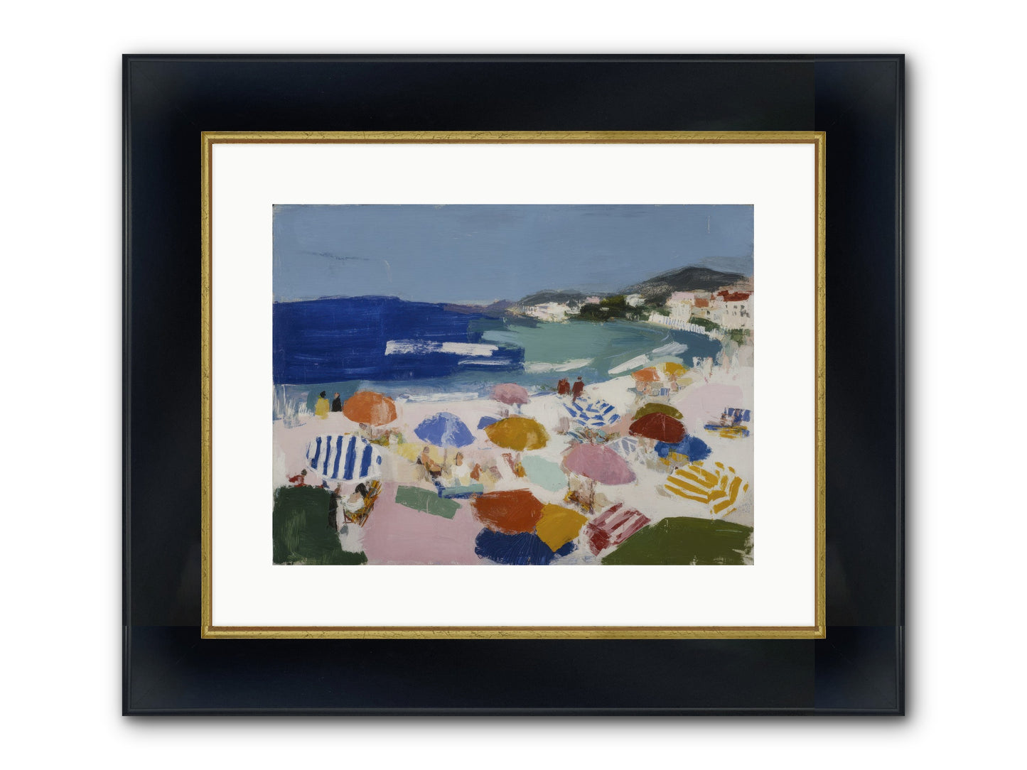 Forgotten Light Framed Print - Wide Black w/Gold 16x12