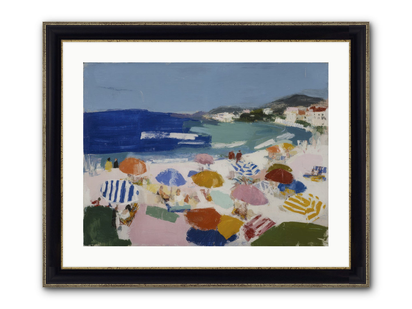 Forgotten Light Framed Print - Black & Gold 24x18