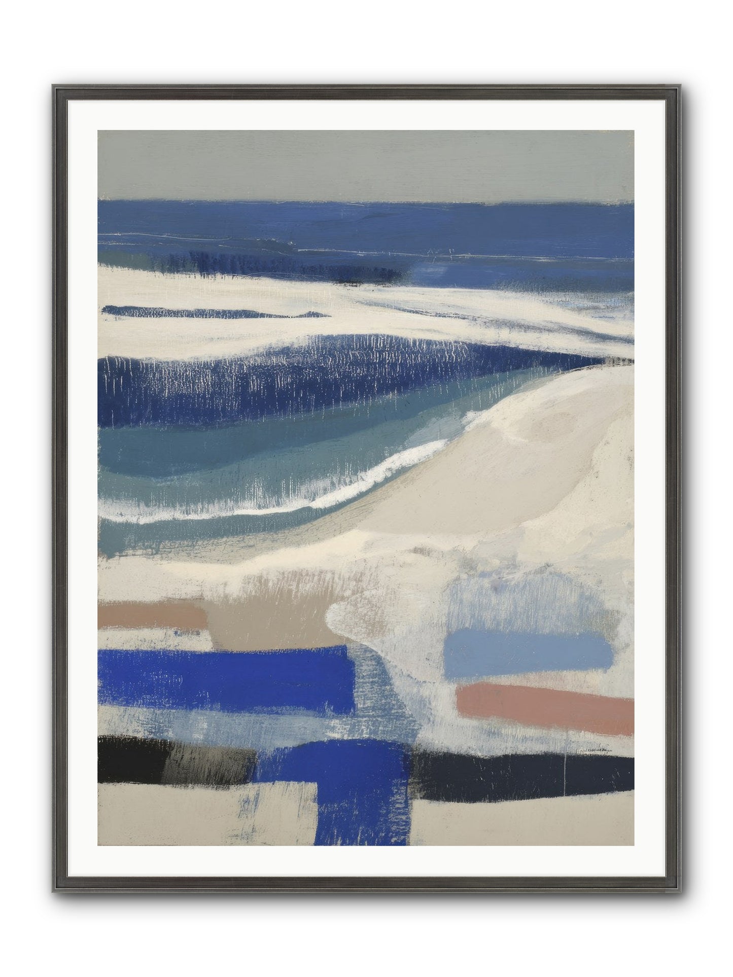 Forgotten Song No.1 Framed Print - Slimwoods Black/Silver 36x48