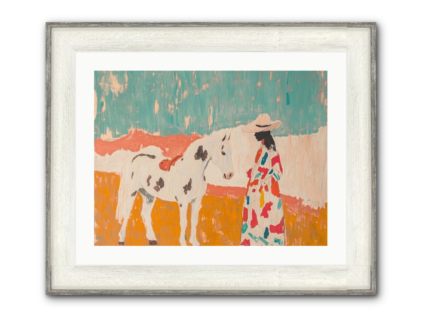 Forgotten Trail Framed Print - Driftwood White 24x18