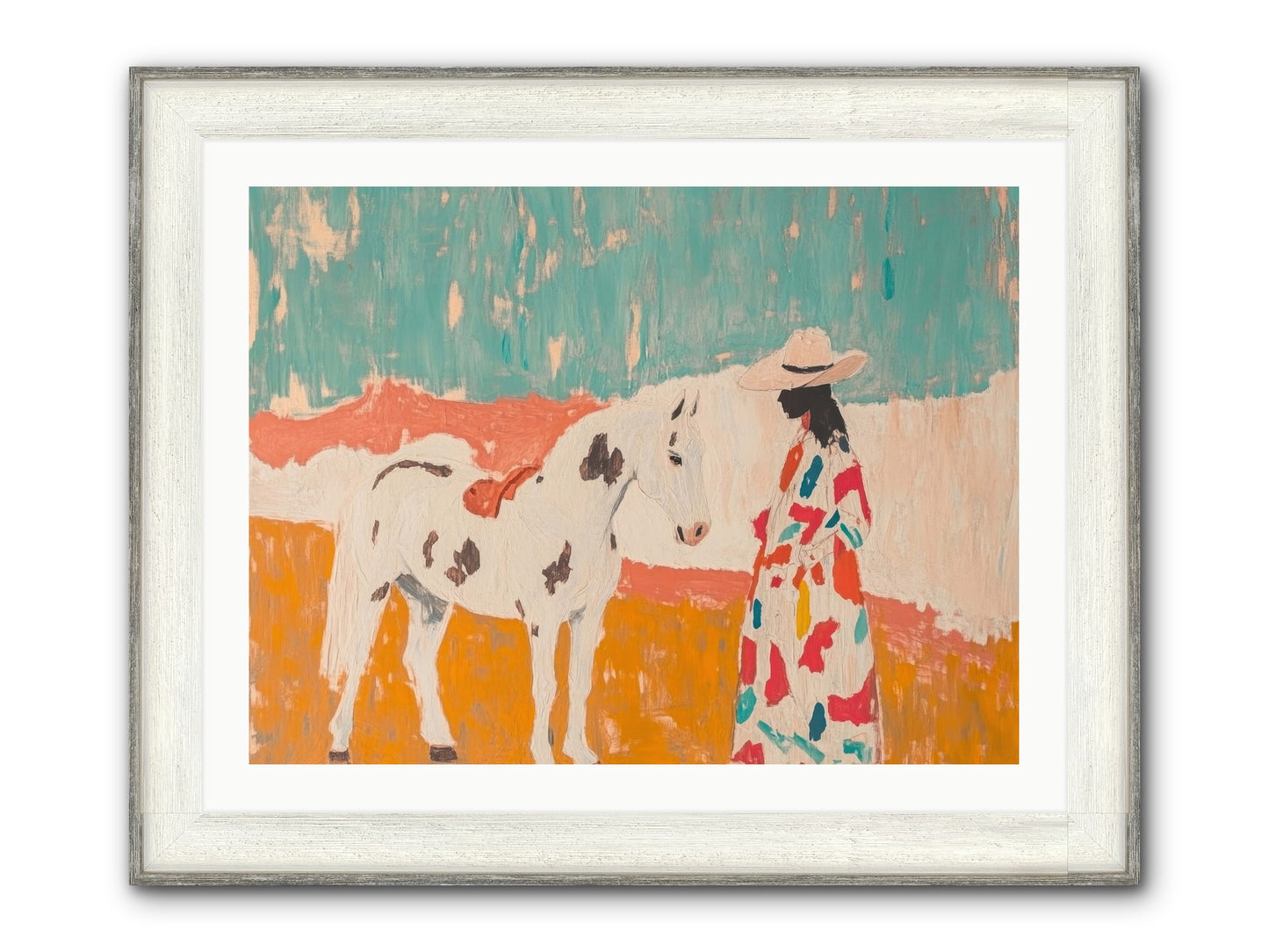 Forgotten Trail Framed Print - Driftwood White 32x24