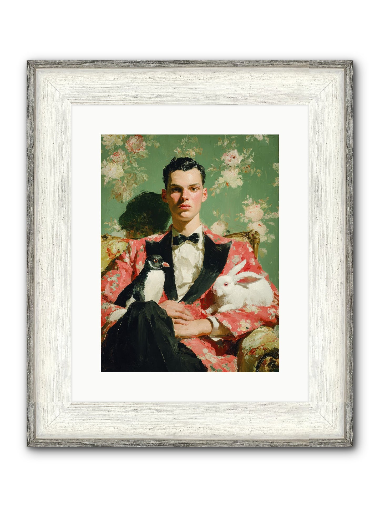 Foxglove & Fellows Framed Print - Driftwood White 12x16