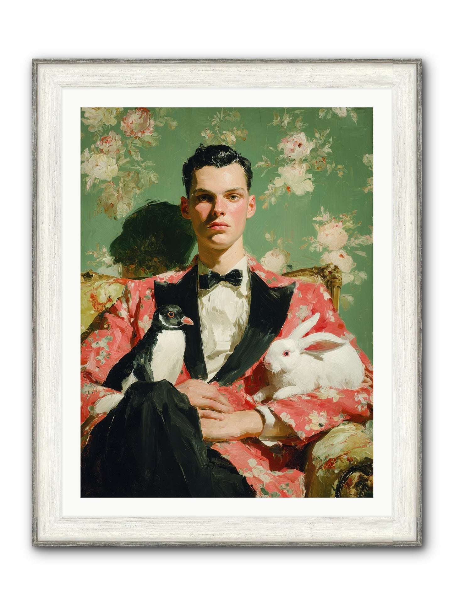 Foxglove & Fellows Framed Print - Driftwood White 30x40