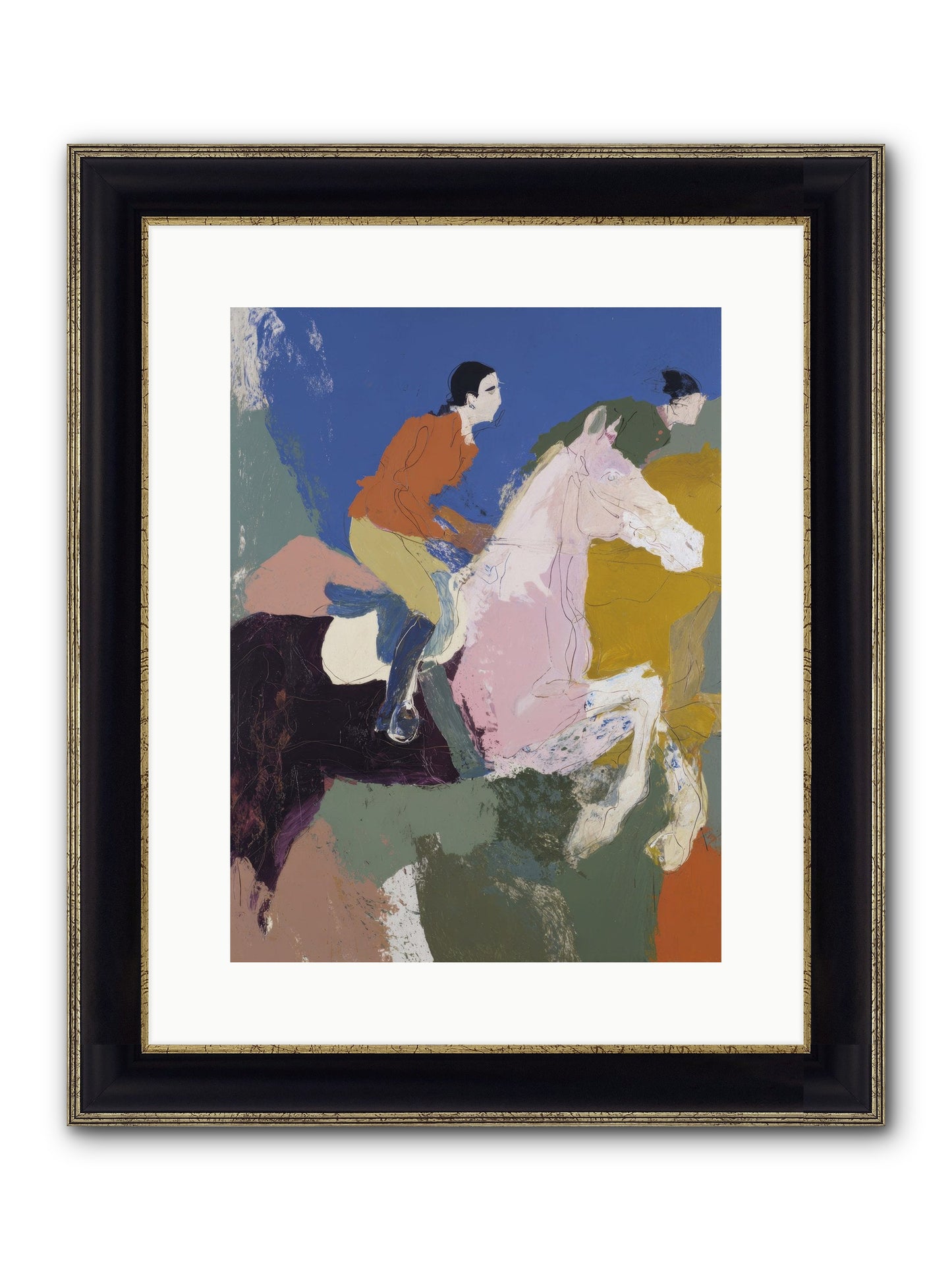 Fragments Of The Faithful Framed Print - Black & Gold 12x16