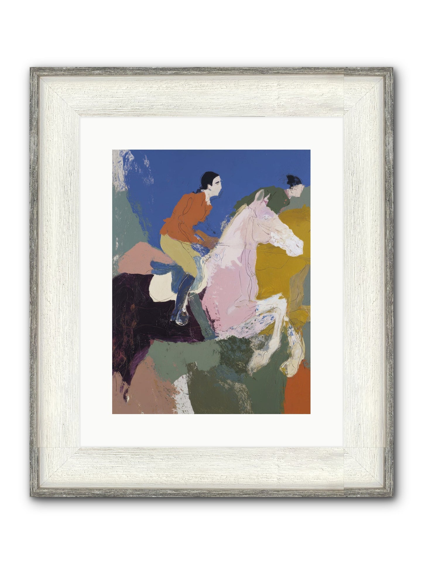 Fragments Of The Faithful Framed Print - Driftwood White 12x16