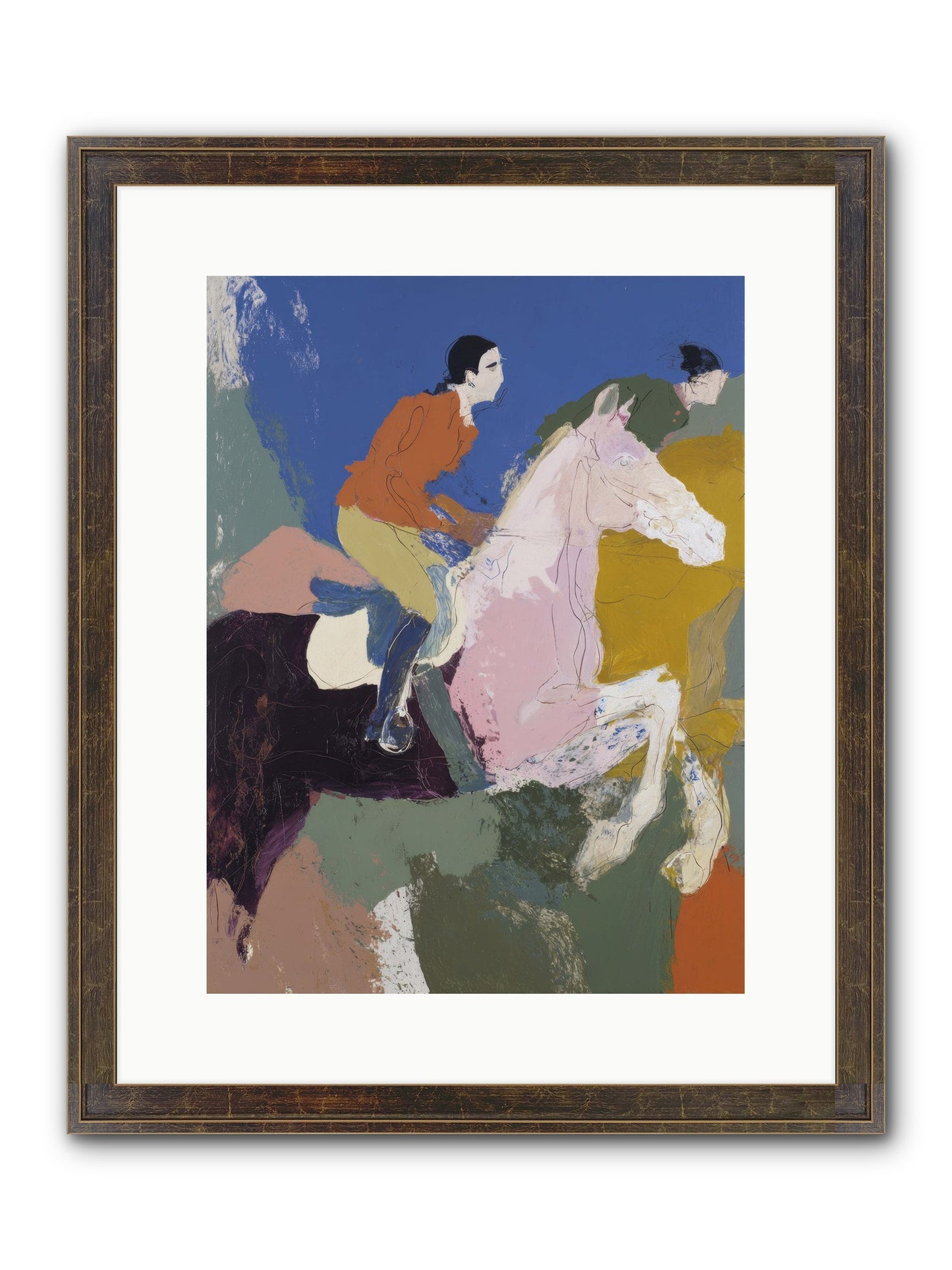 Fragments Of The Faithful Framed Print - Slimwoods Black/Gold 12x16