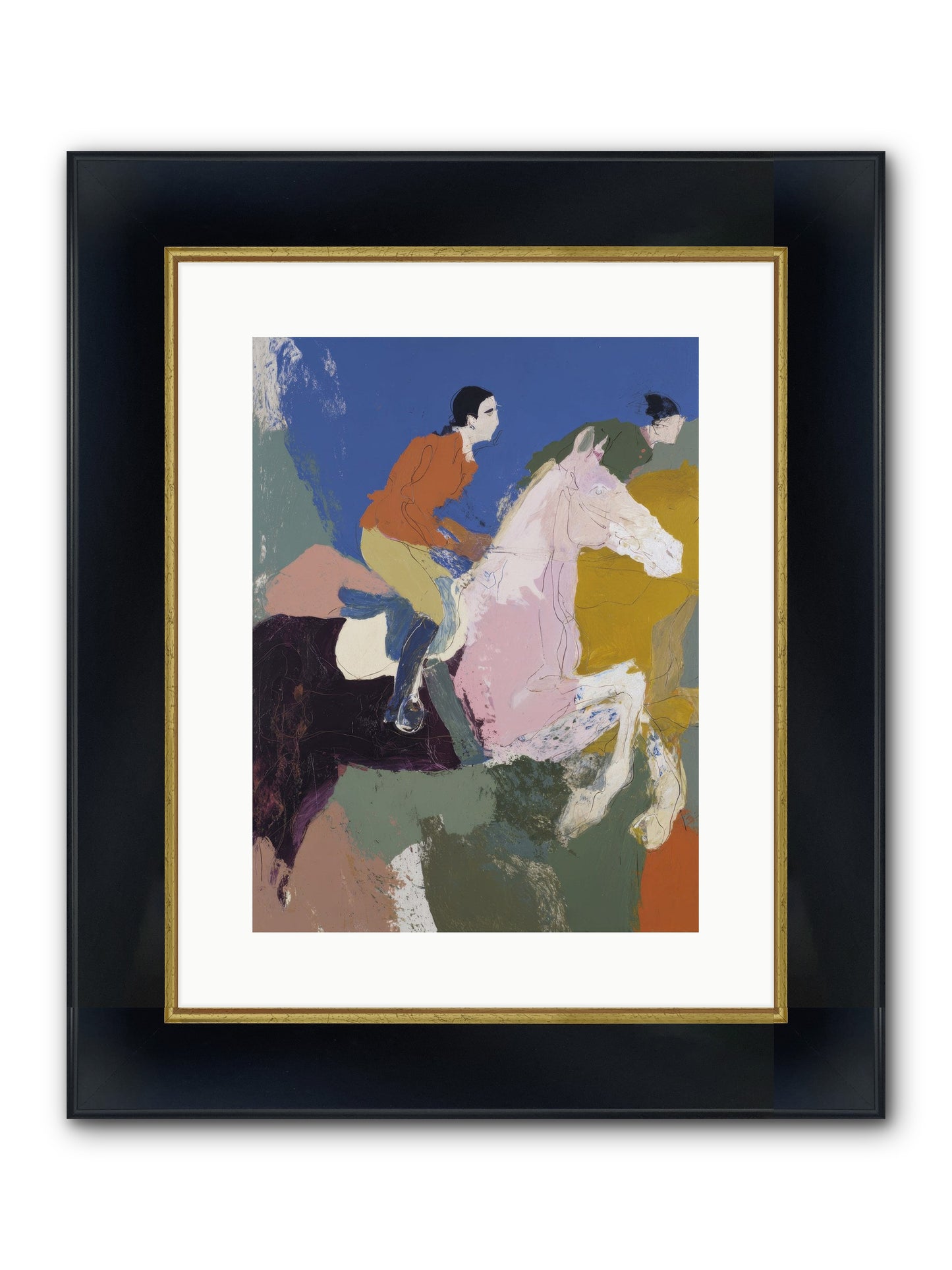 Fragments Of The Faithful Framed Print - Wide Black w/Gold 12x16
