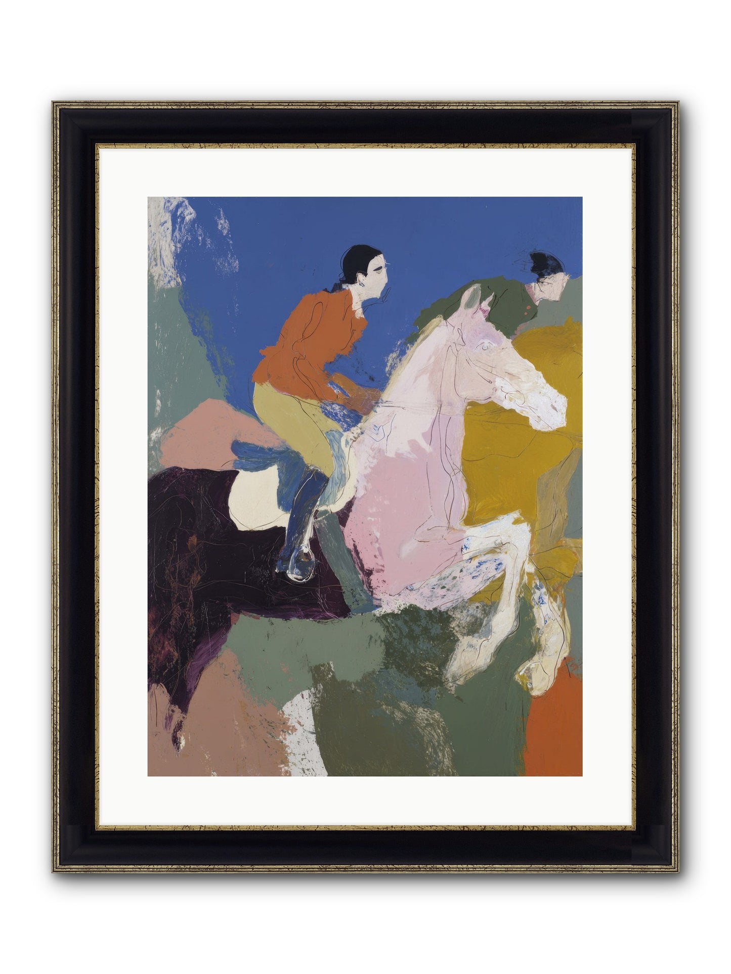 Fragments Of The Faithful Framed Print - Black & Gold 18x24