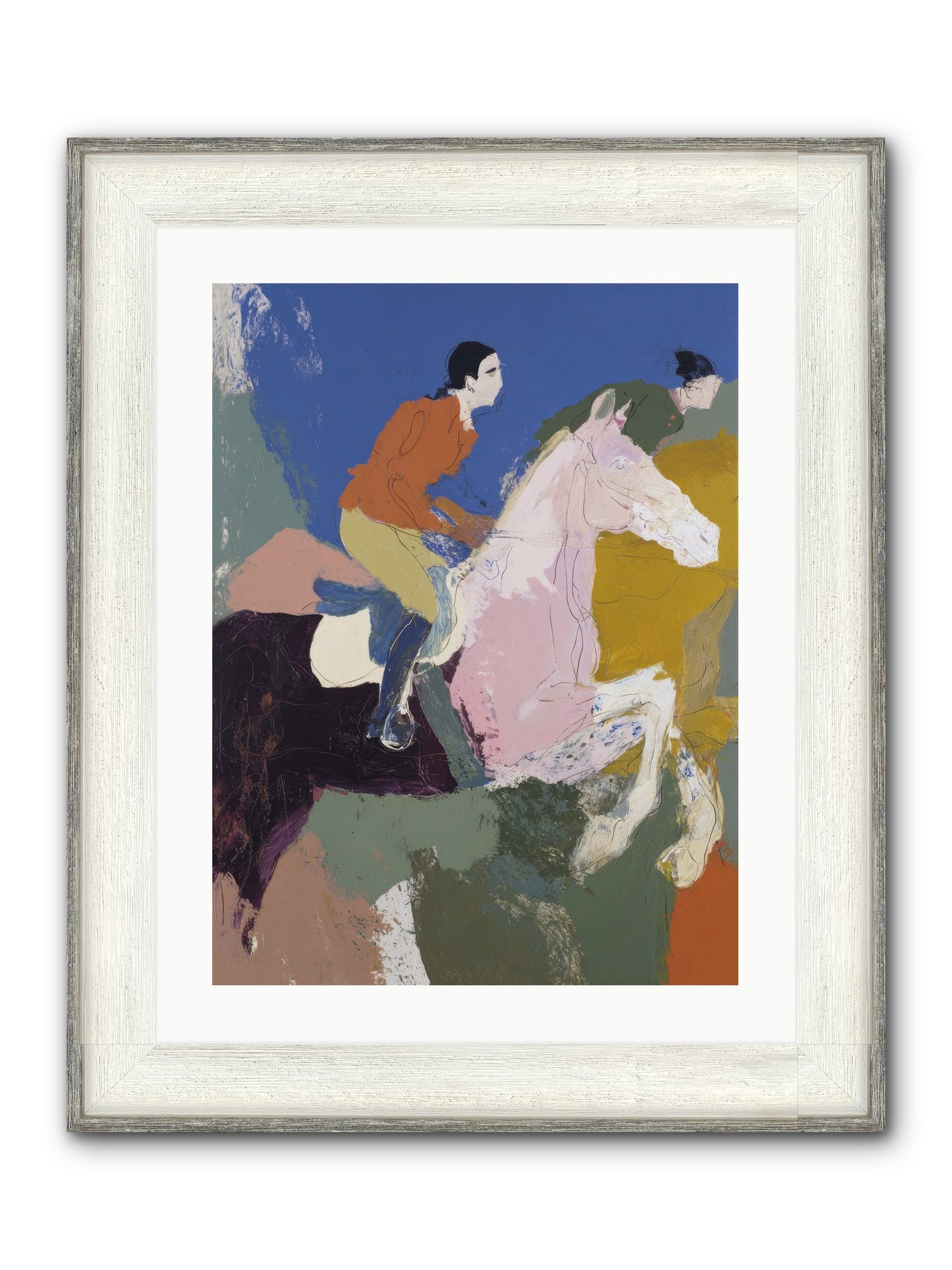 Fragments Of The Faithful Framed Print - Driftwood White 18x24