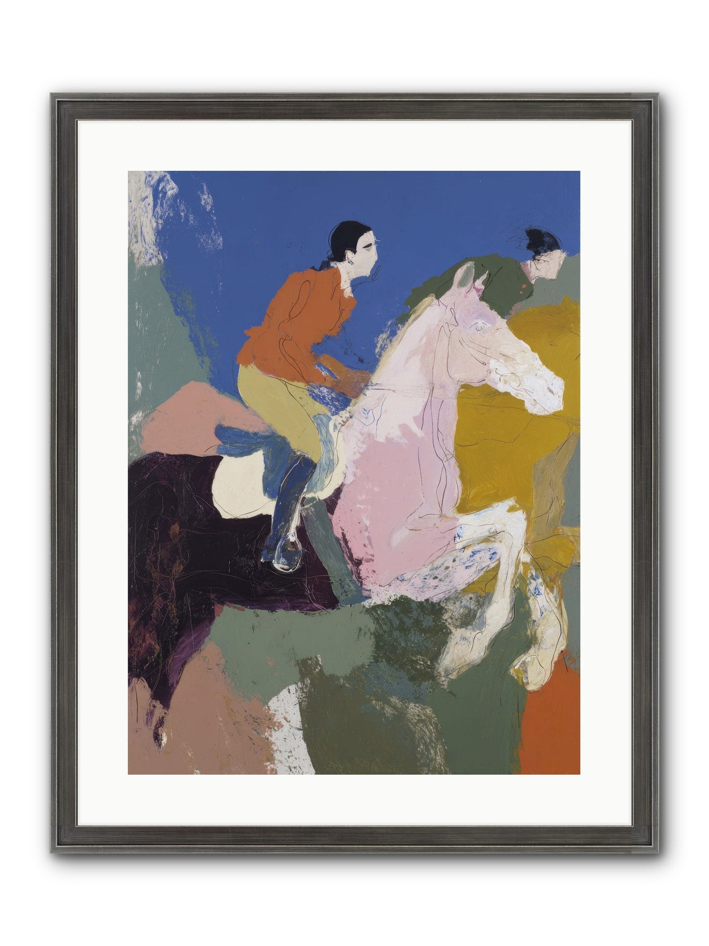 Fragments Of The Faithful Framed Print - Slimwoods Black/Silver 18x24