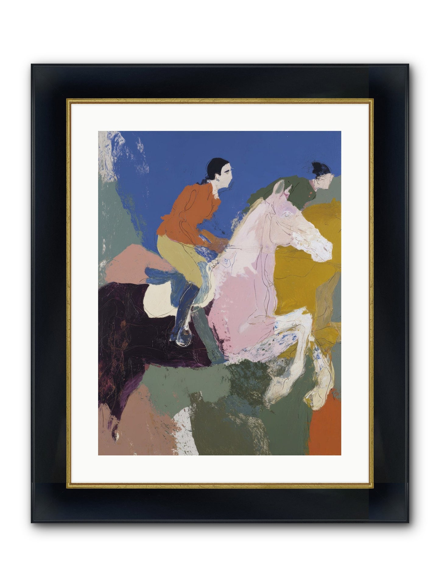Fragments Of The Faithful Framed Print - Wide Black w/Gold 18x24