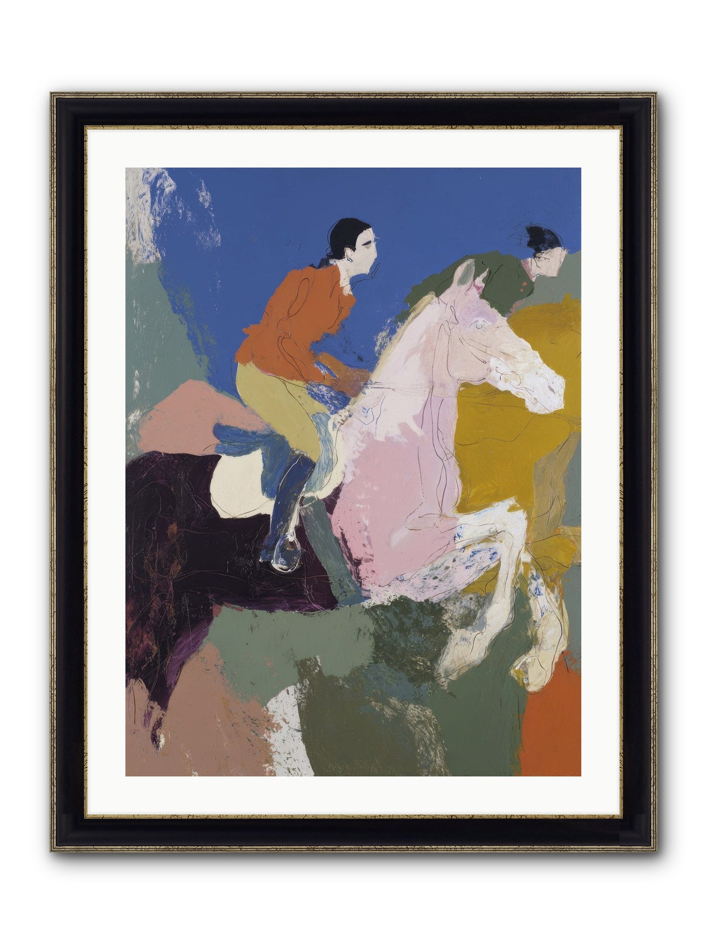 Fragments Of The Faithful Framed Print - Black & Gold 24x32