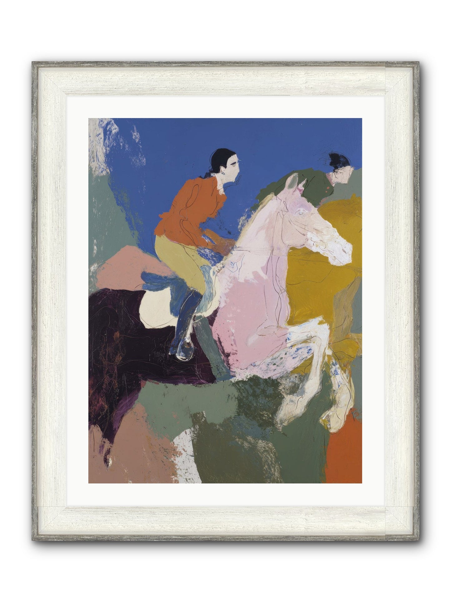Fragments Of The Faithful Framed Print - Driftwood White 24x32