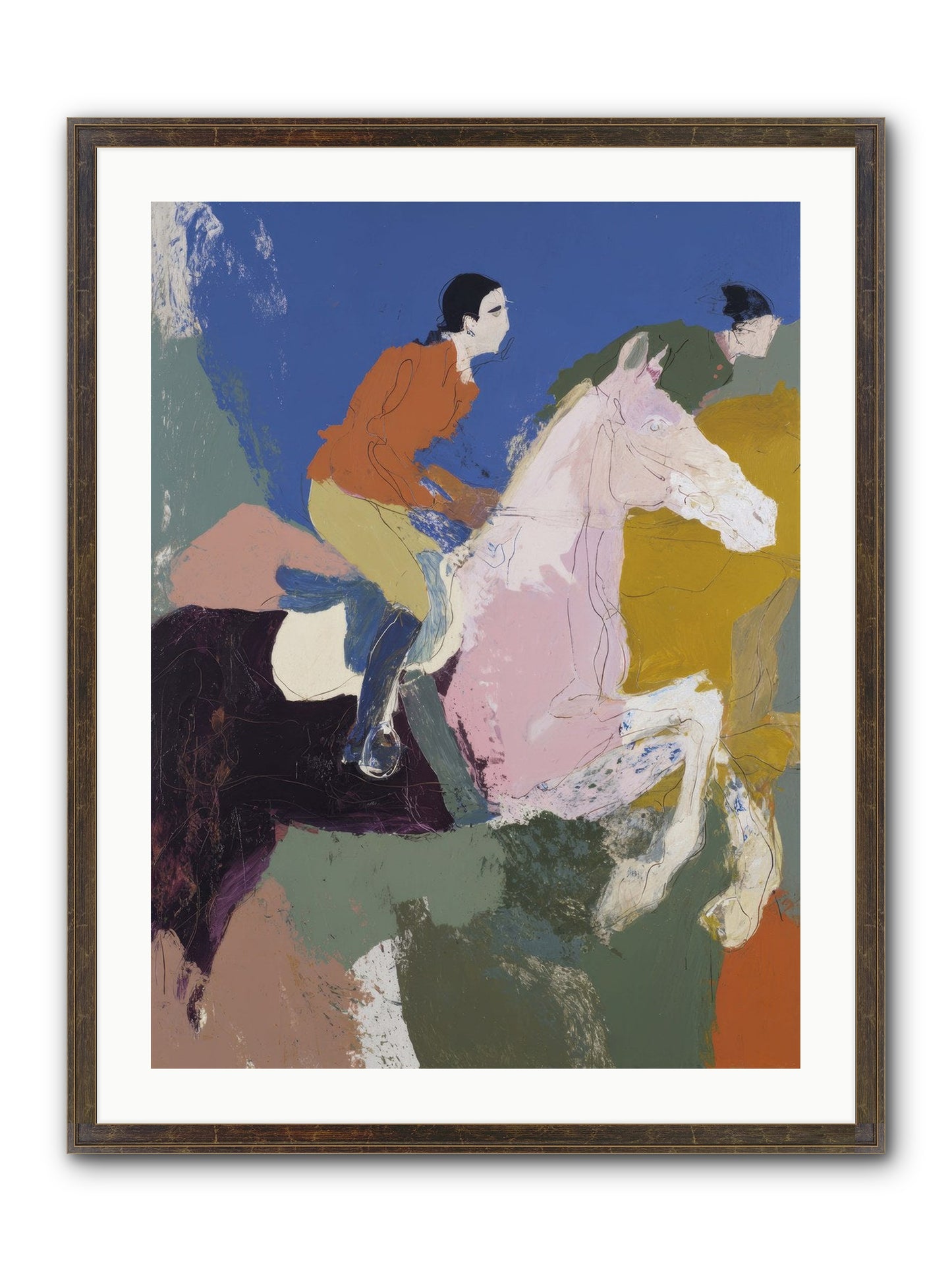 Fragments Of The Faithful Framed Print - Slimwoods Black/Gold 24x32