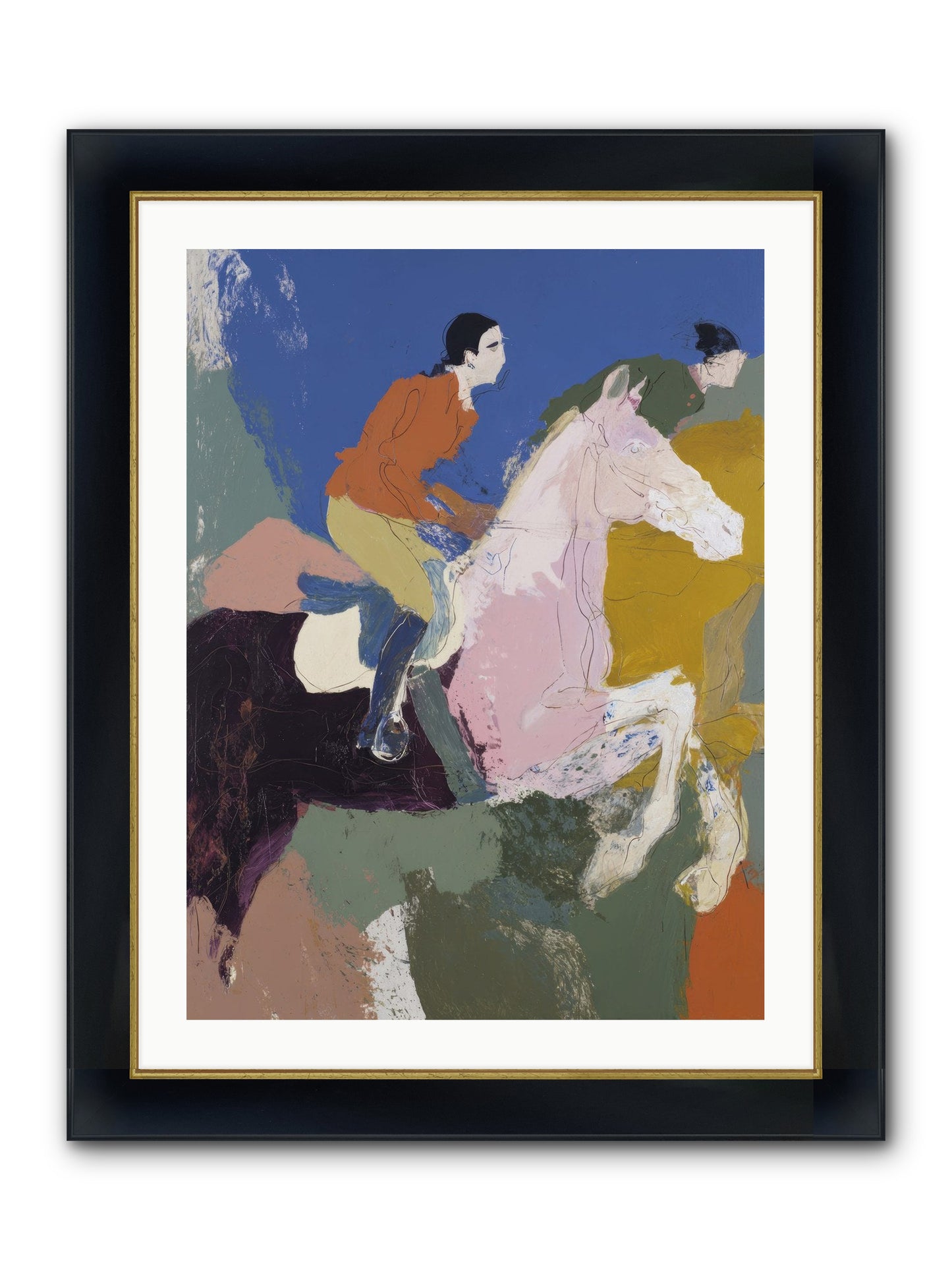 Fragments Of The Faithful Framed Print - Wide Black w/Gold 24x32