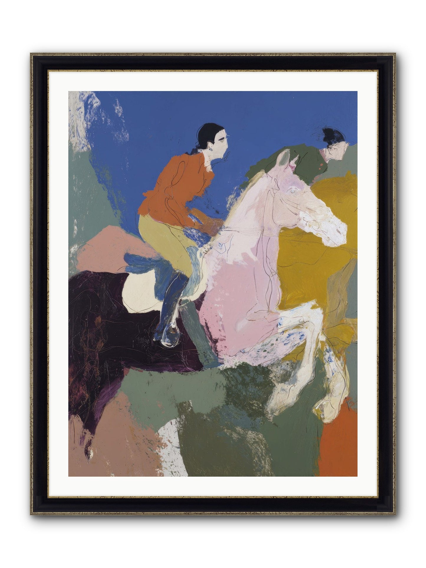 Fragments Of The Faithful Framed Print - Black & Gold 30x40
