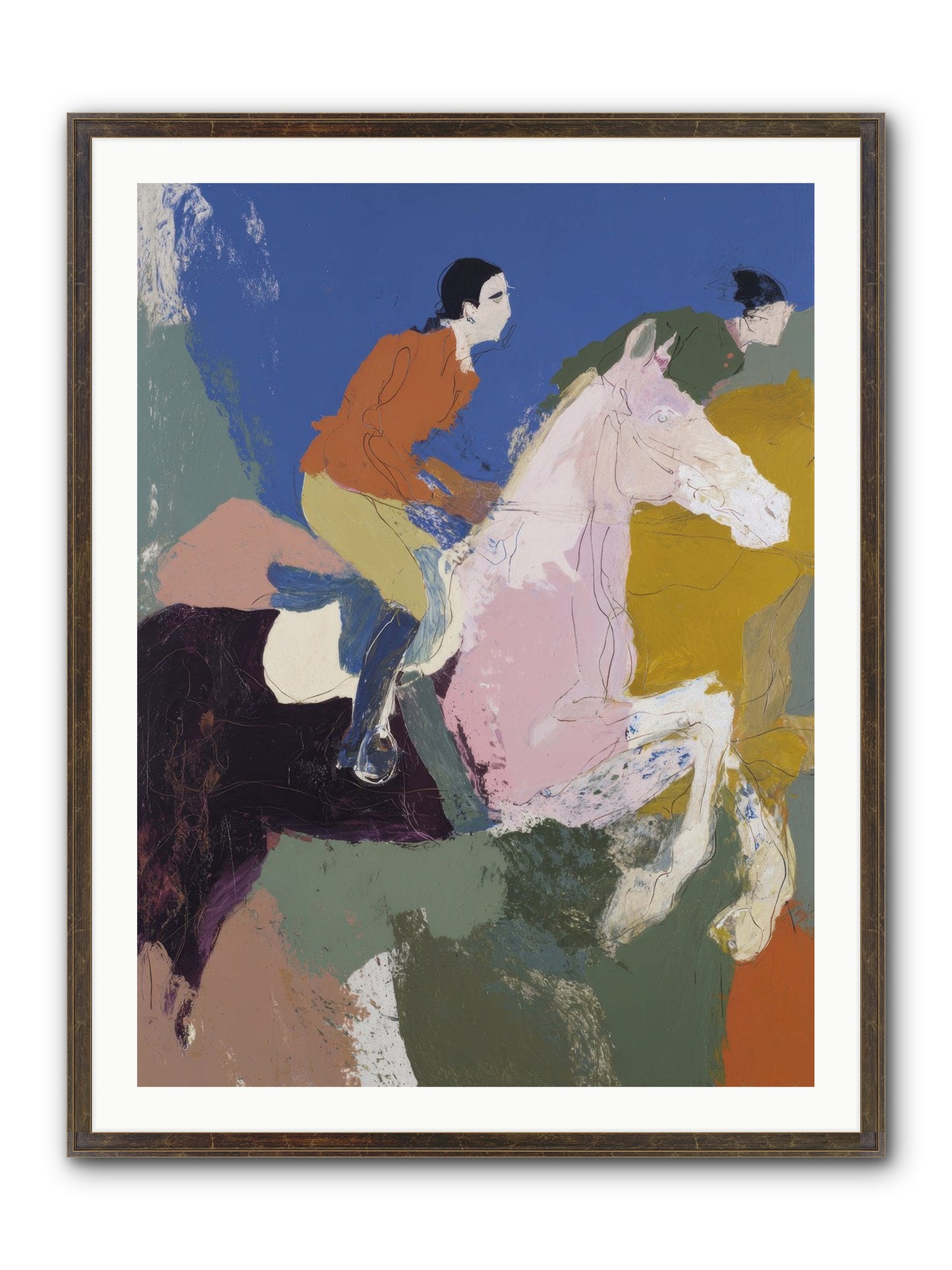 Fragments Of The Faithful Framed Print - Slimwoods Black/Gold 30x40
