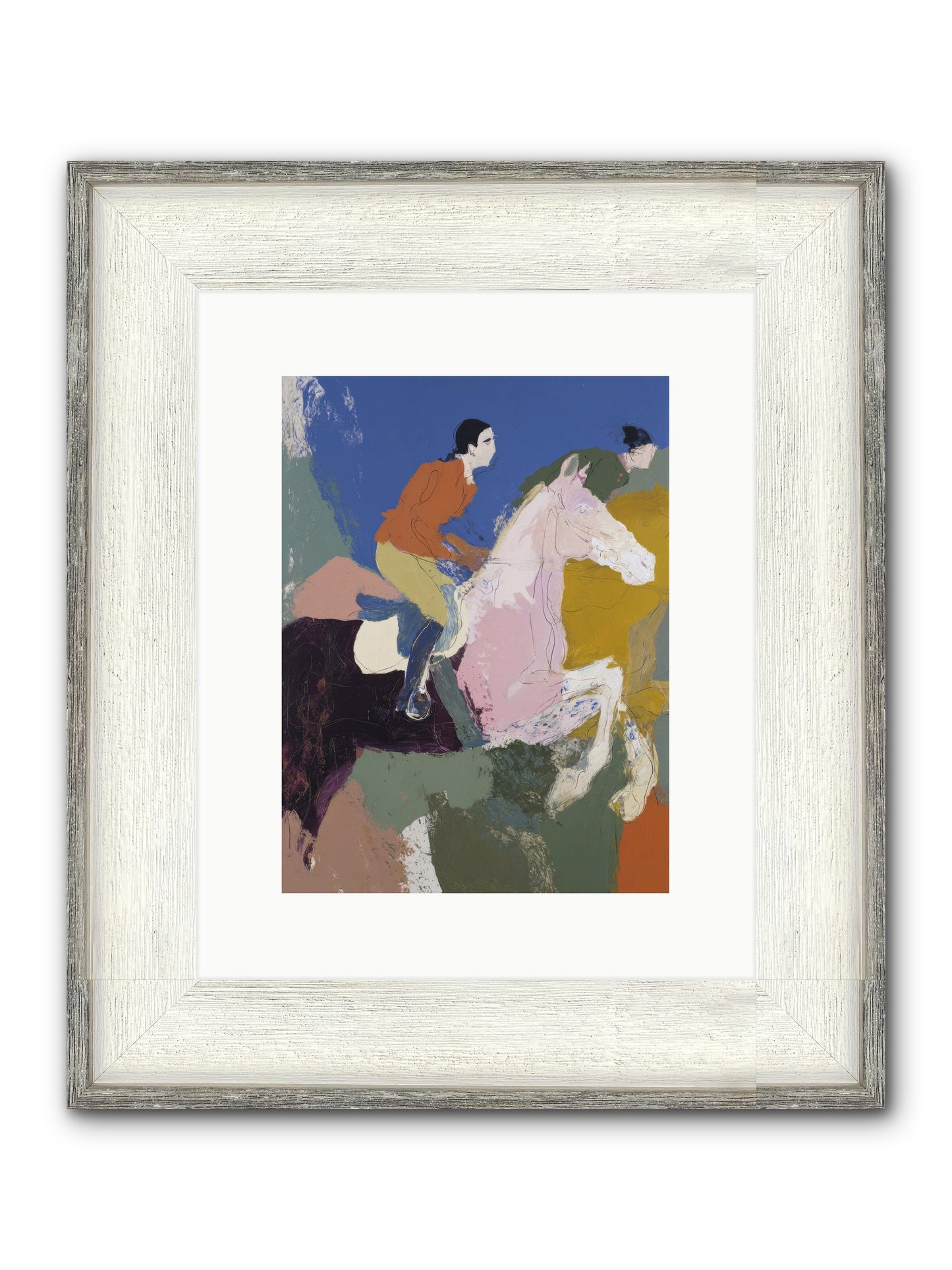 Fragments Of The Faithful Framed Print - Driftwood White 9x12