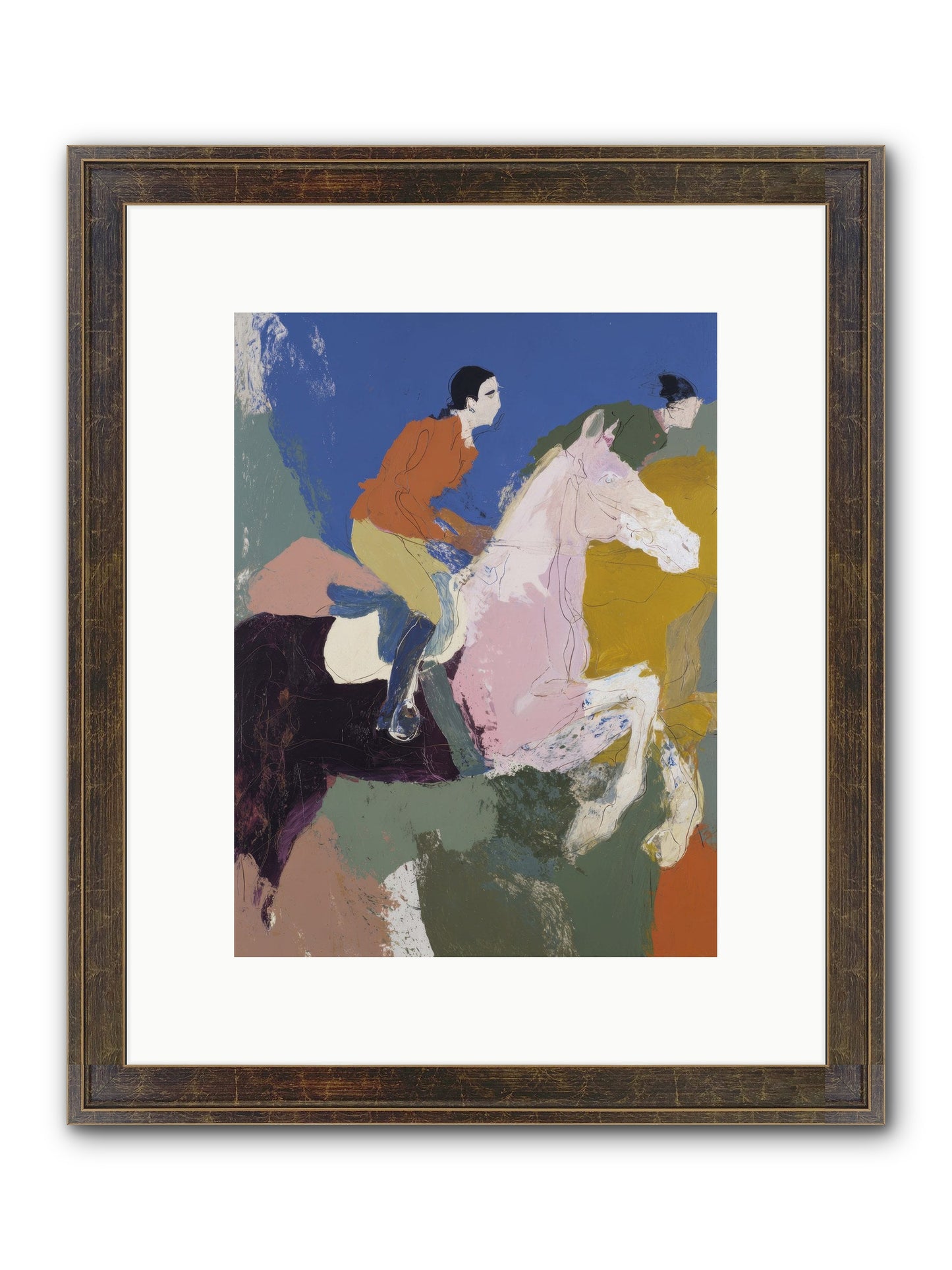 Fragments Of The Faithful Framed Print - Slimwoods Black/Gold 9x12