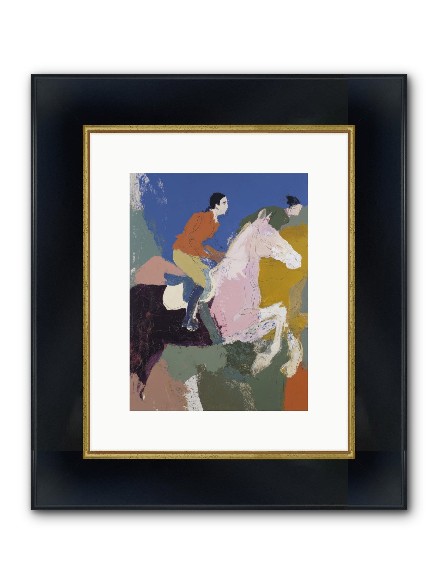 Fragments Of The Faithful Framed Print - Wide Black w/Gold 9x12