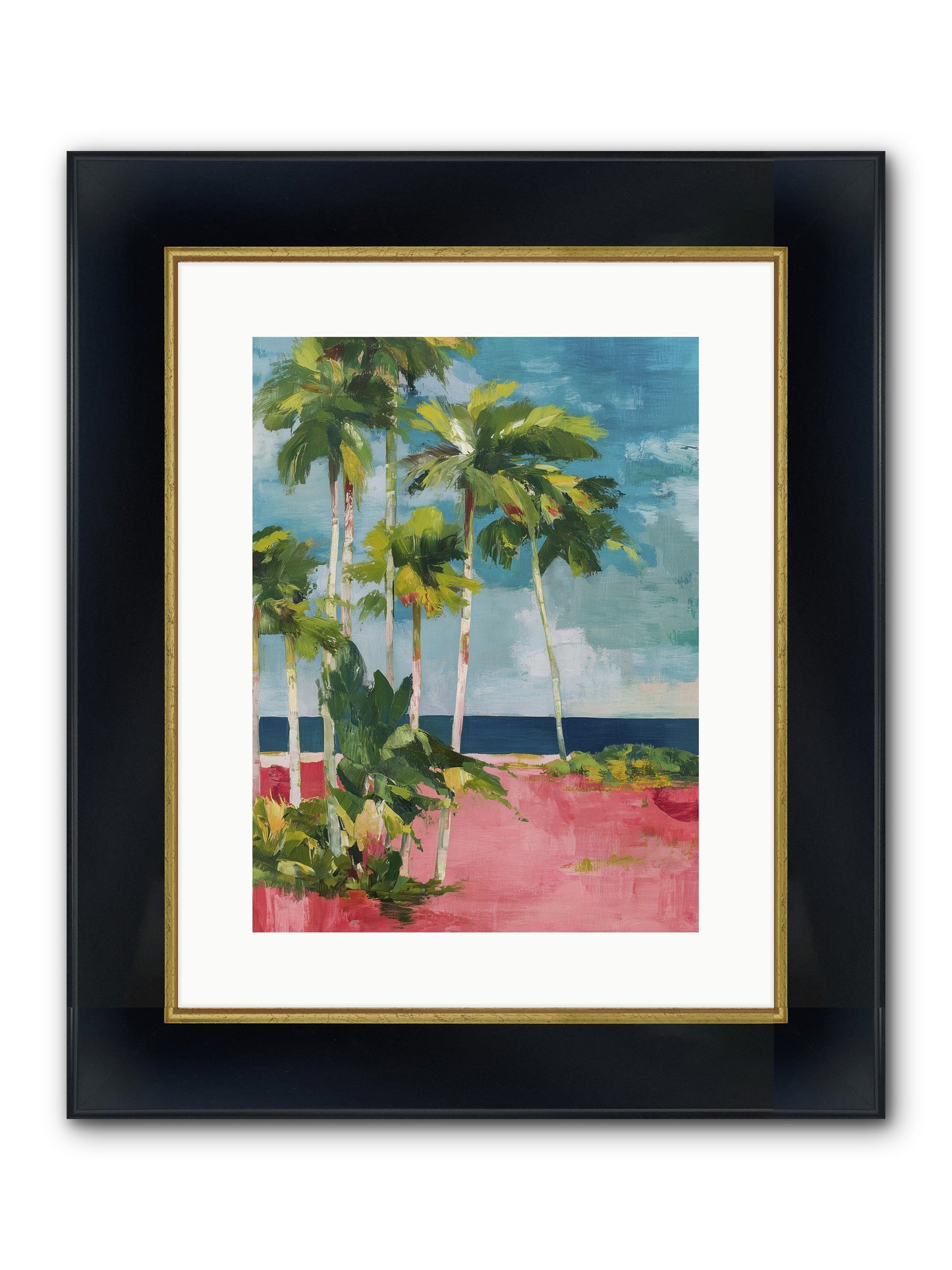 Freedom Found Framed Print - Wide Black w/Gold 12x16