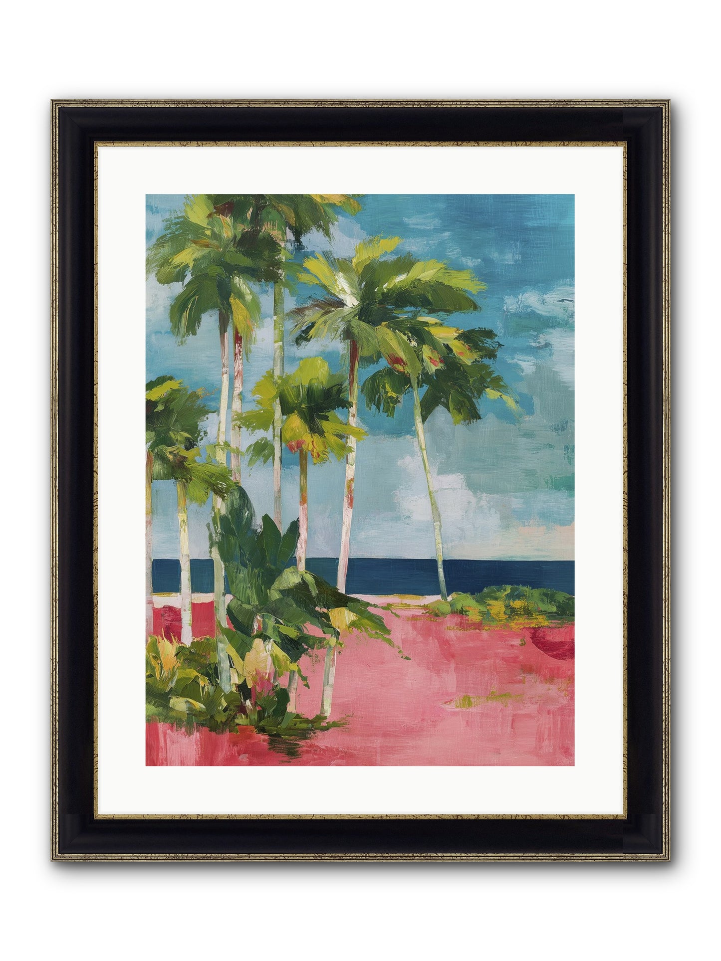 Freedom Found Framed Print - Black & Gold 18x24