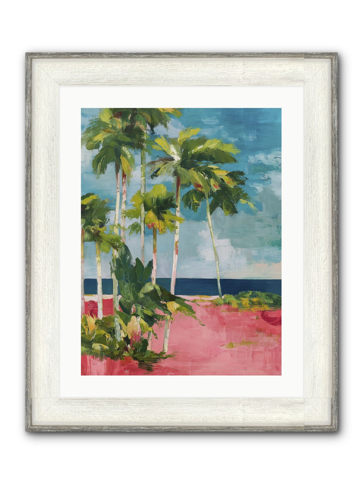 Freedom Found Framed Print - Driftwood White 18x24