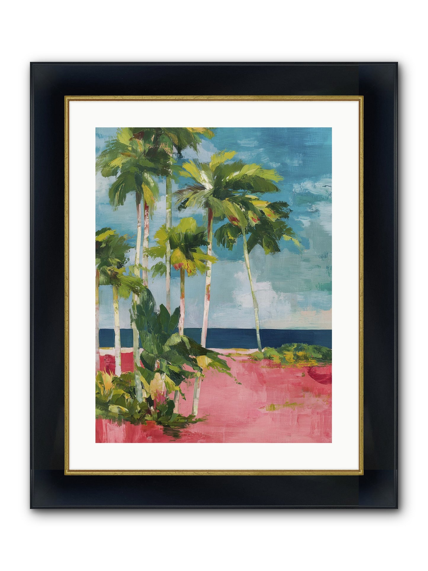 Freedom Found Framed Print - Wide Black w/Gold 18x24