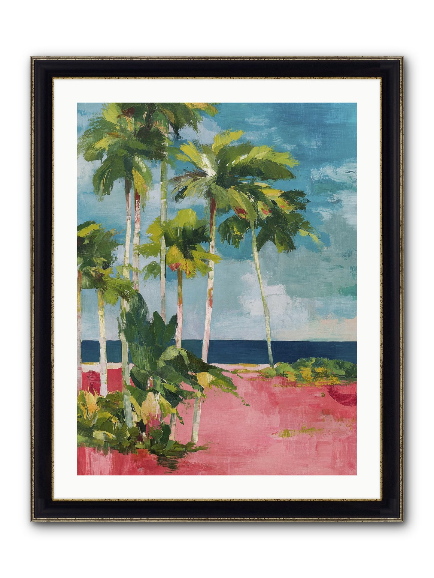 Freedom Found Framed Print - Black & Gold 24x32