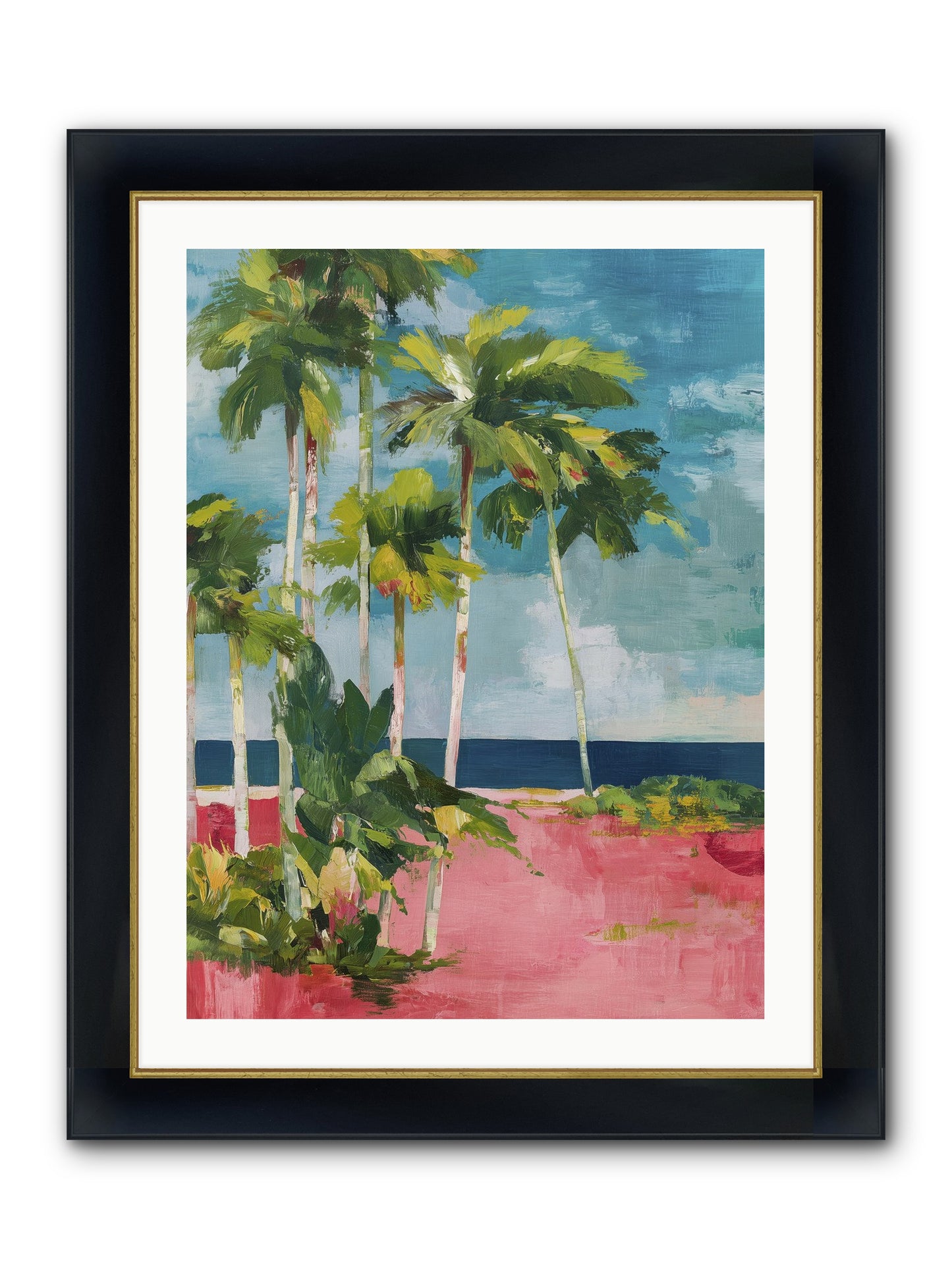 Freedom Found Framed Print - Wide Black w/Gold 24x32